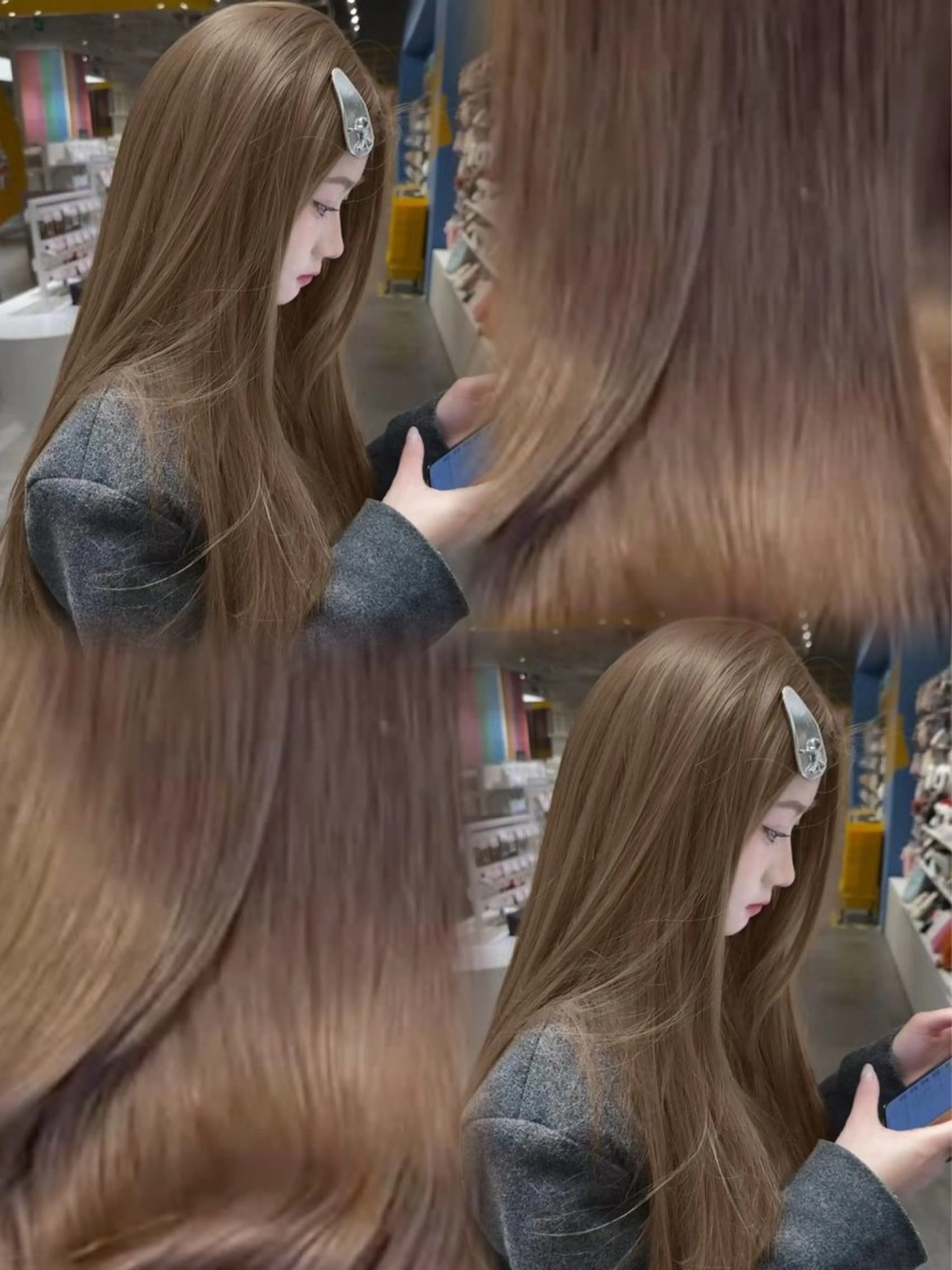 ロング カラー 原宿/韓国ボブ /くびれボブ/優希のヘアスタイル