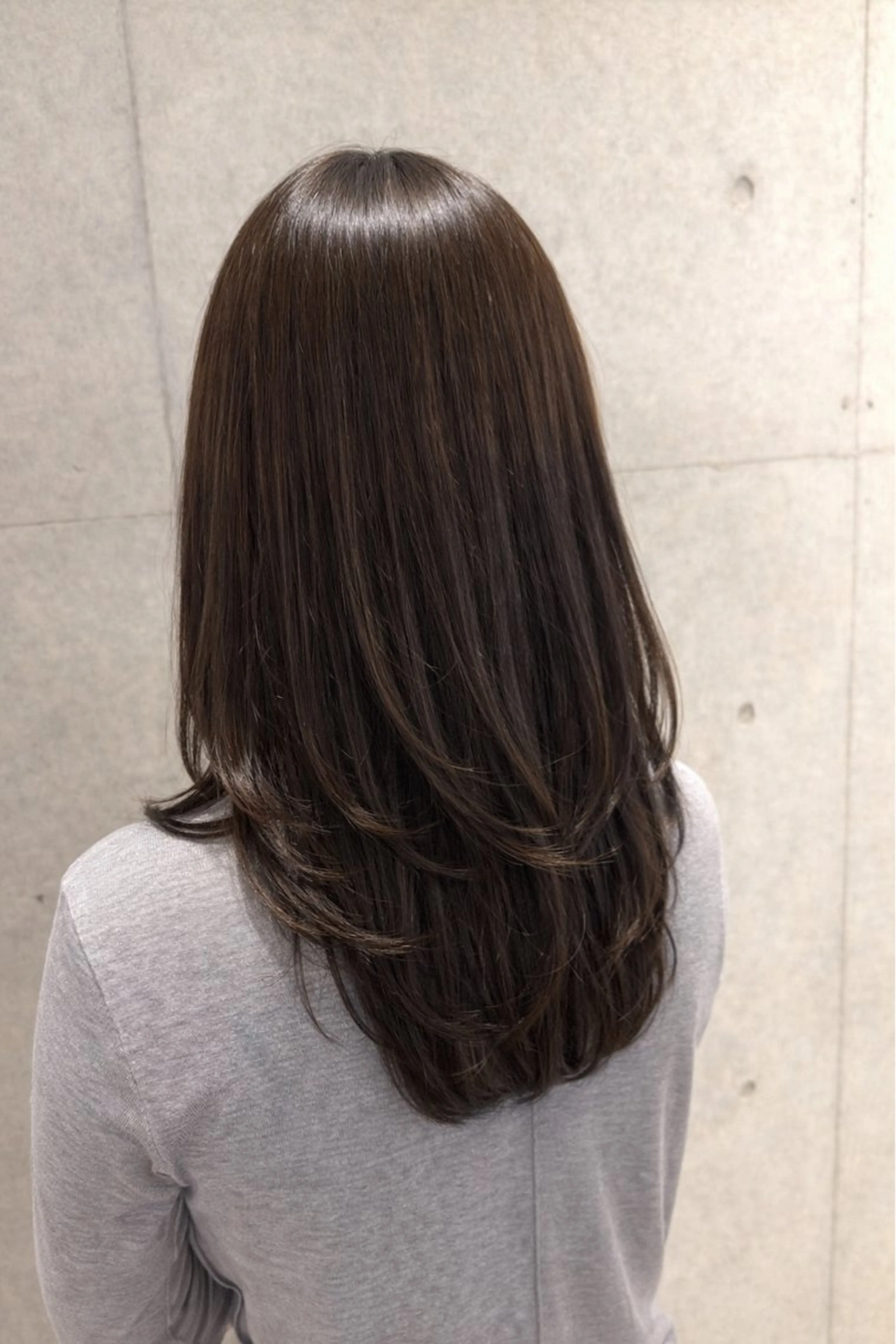 ロング カット 南 菜花のヘアスタイル