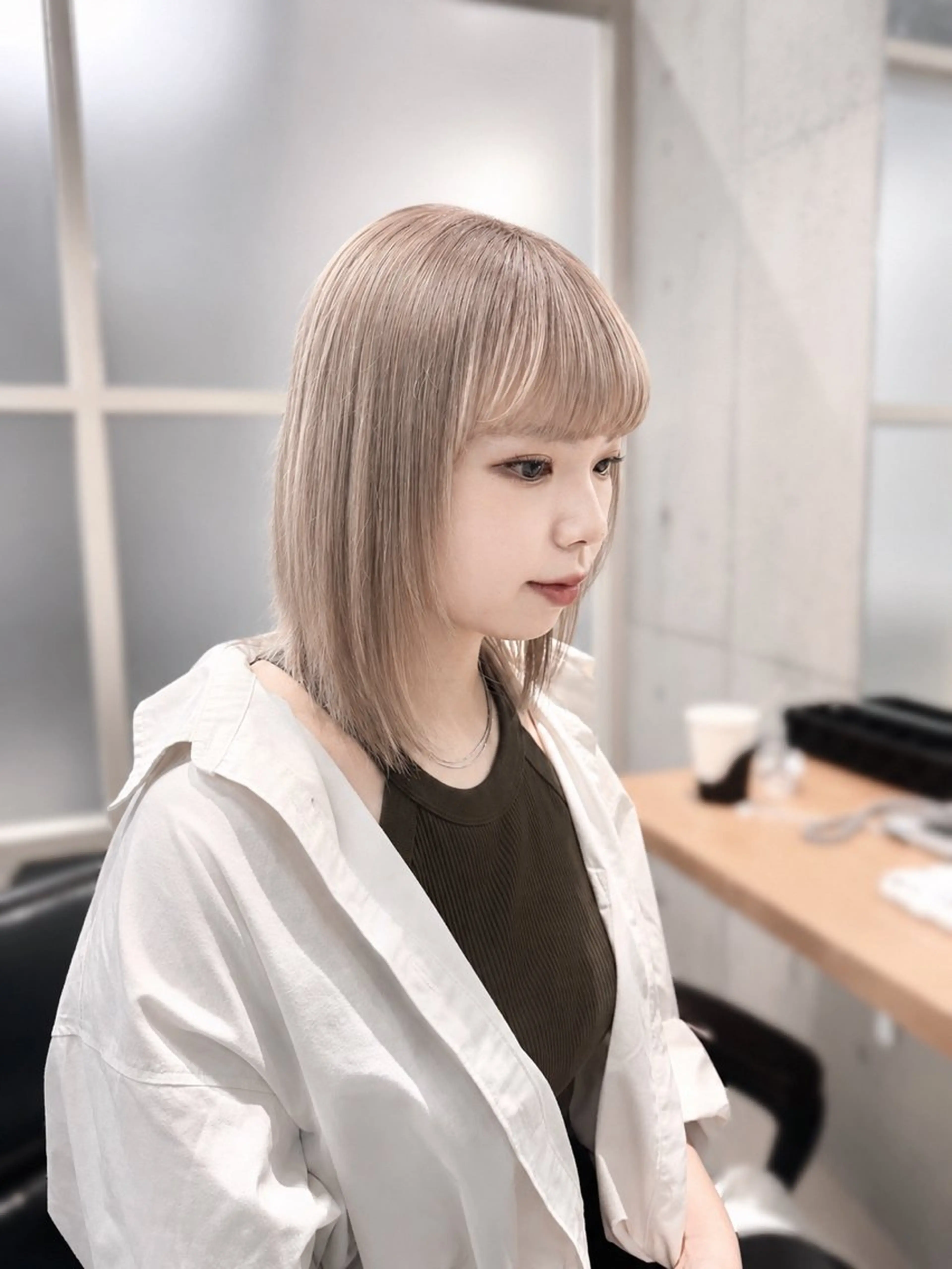 ショート カラー ヘアカラー オオカワユウキ 🎀newi池袋のヘアスタイル