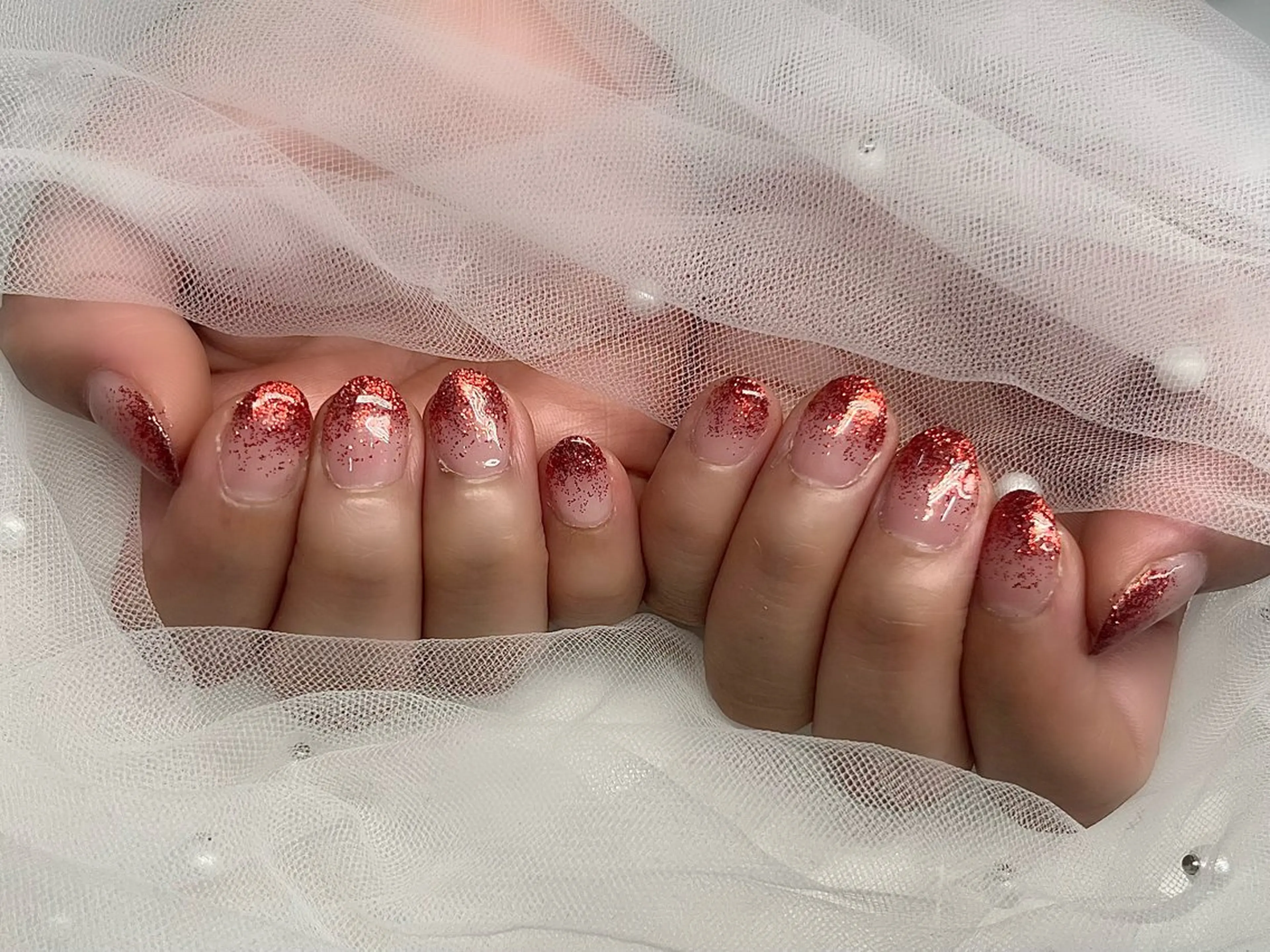 『オフなし』ワンカラー,ラメグラの写真