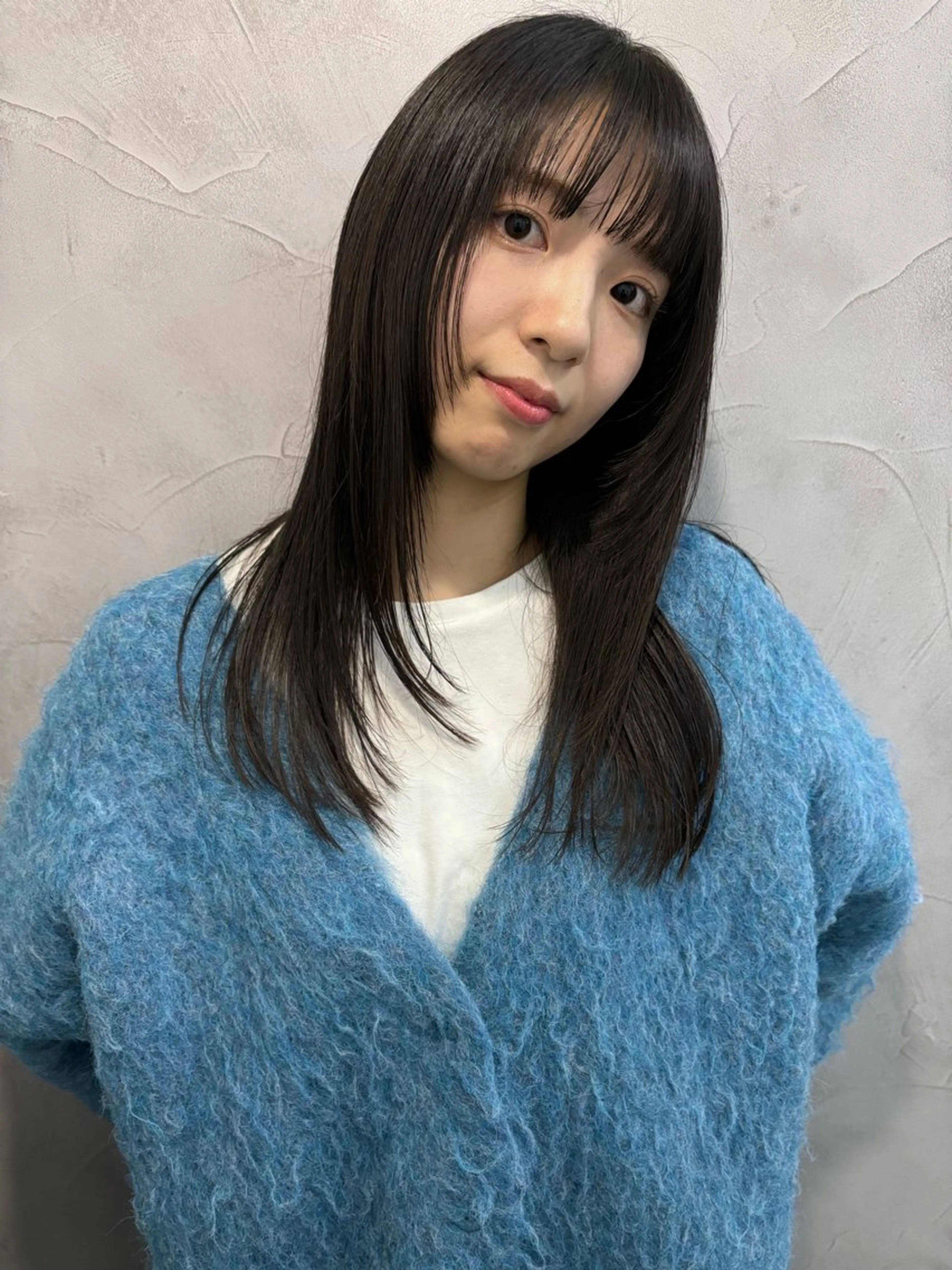 セミロング レイヤーカット 🧚🏼ボブパーマ 歩美のヘアスタイル