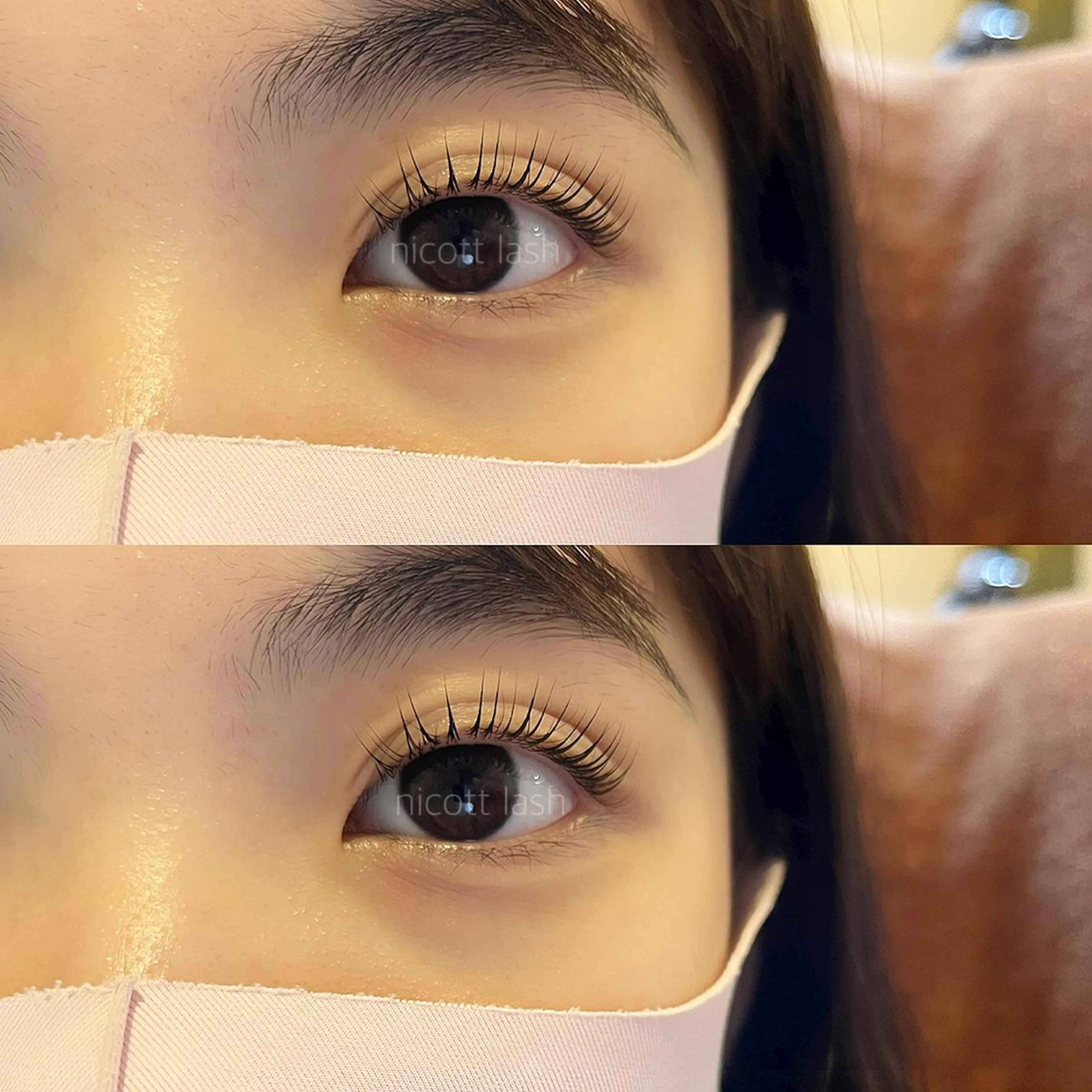 マツエク・マツパ パリジェンヌラッシュリフト sarah 反葉のマツエク・マツパデザイン