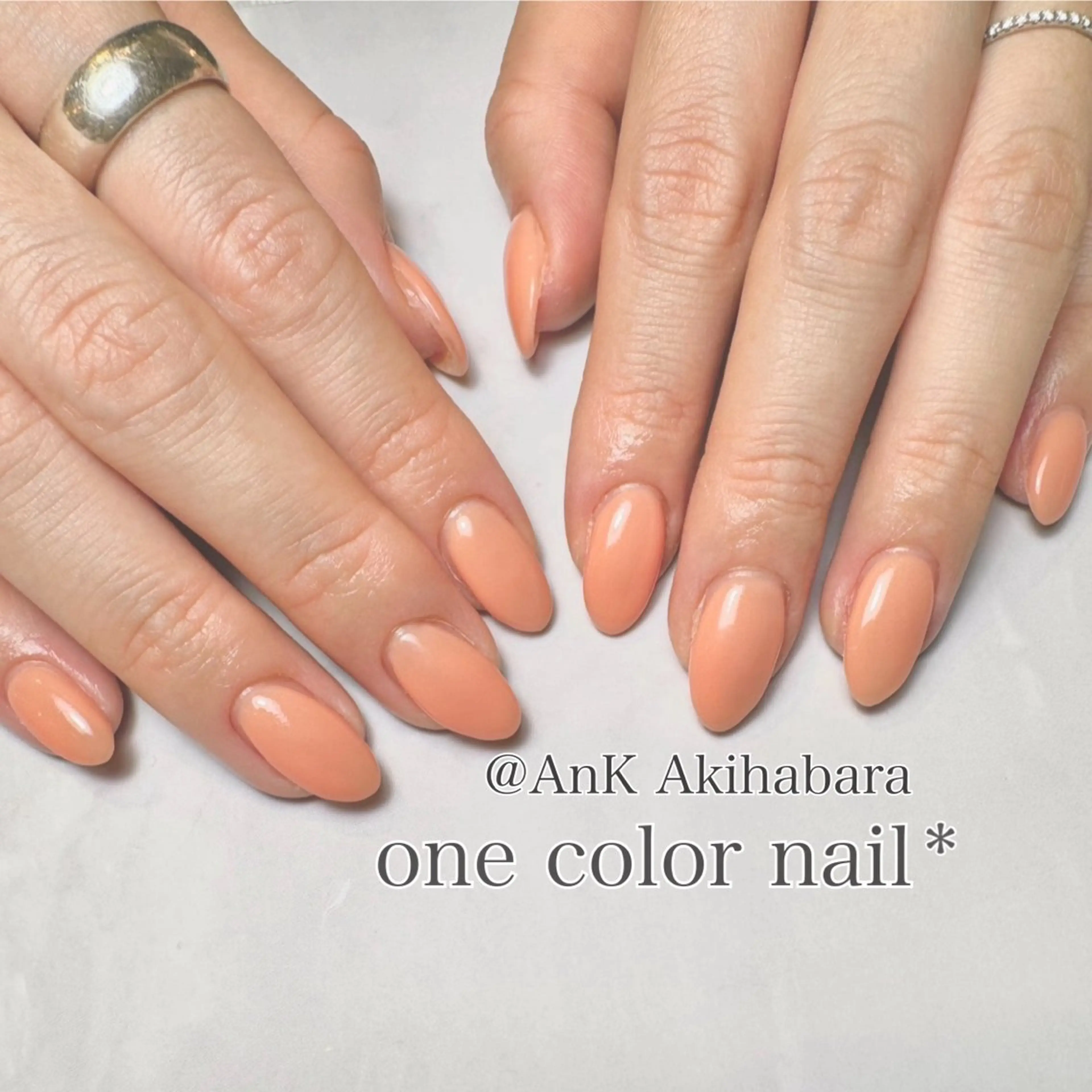 ネイル ワンカラーネイル ハンドネイル EYELASH&NAIL AnK所属・AnK秋葉原店🩵 Kanaのネイルデザイン