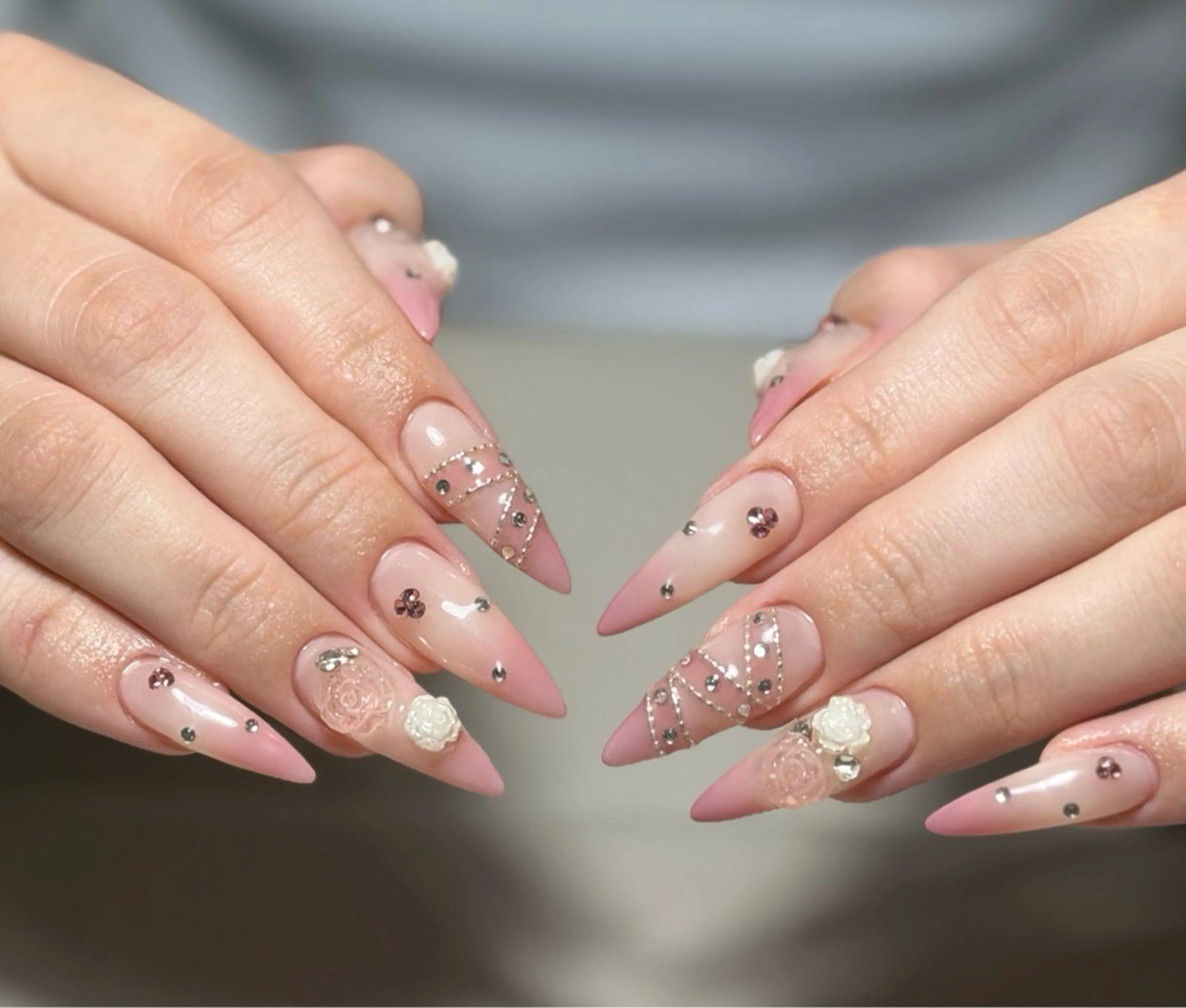 ネイル ハンドネイル ハンドケア 🍑 momo_nailのネイルデザイン