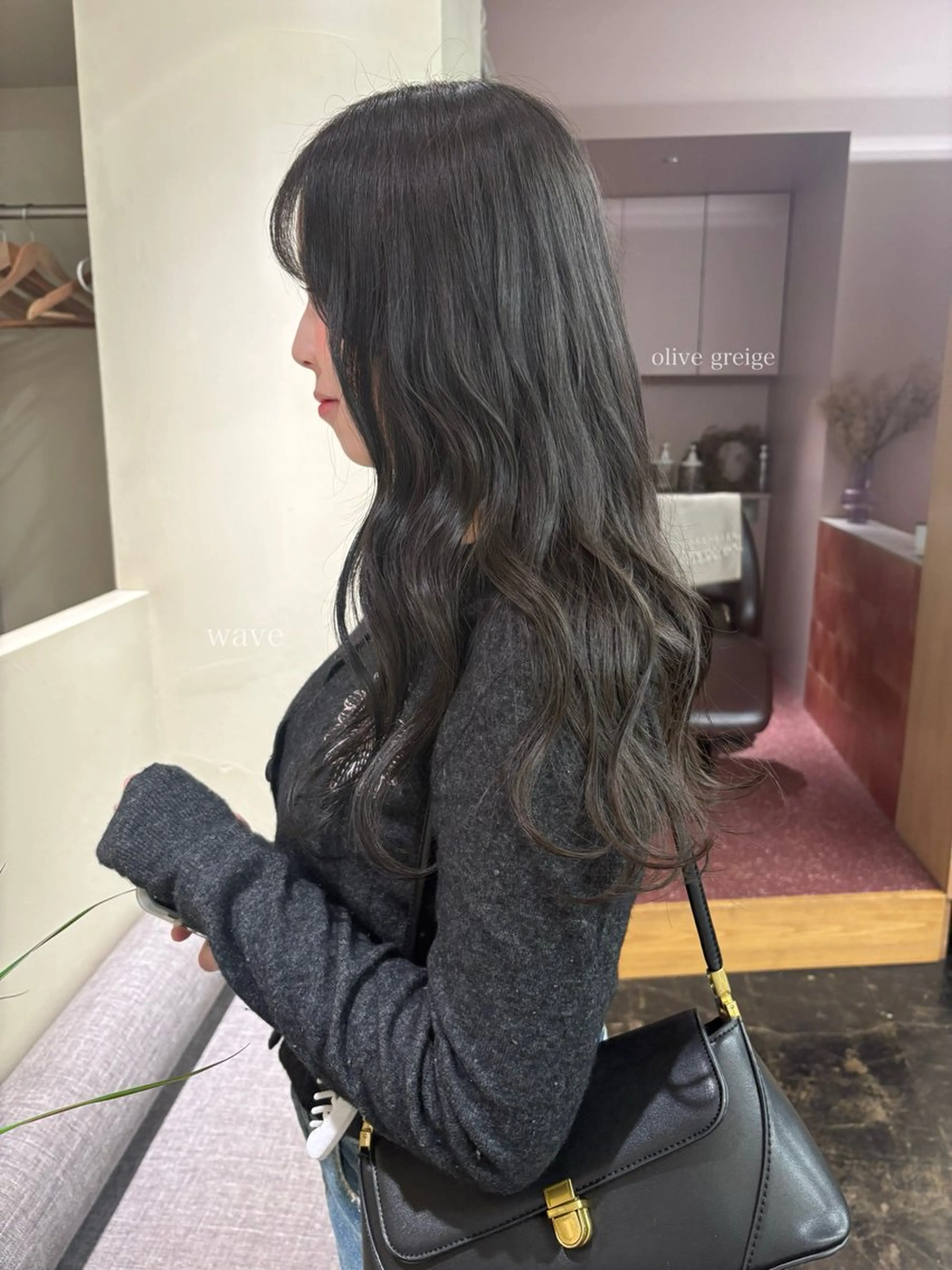 ロング カラー ヘアカラー トリートメント karin🌛ボブ／ 透明感たっぷりカラーのヘアスタイル