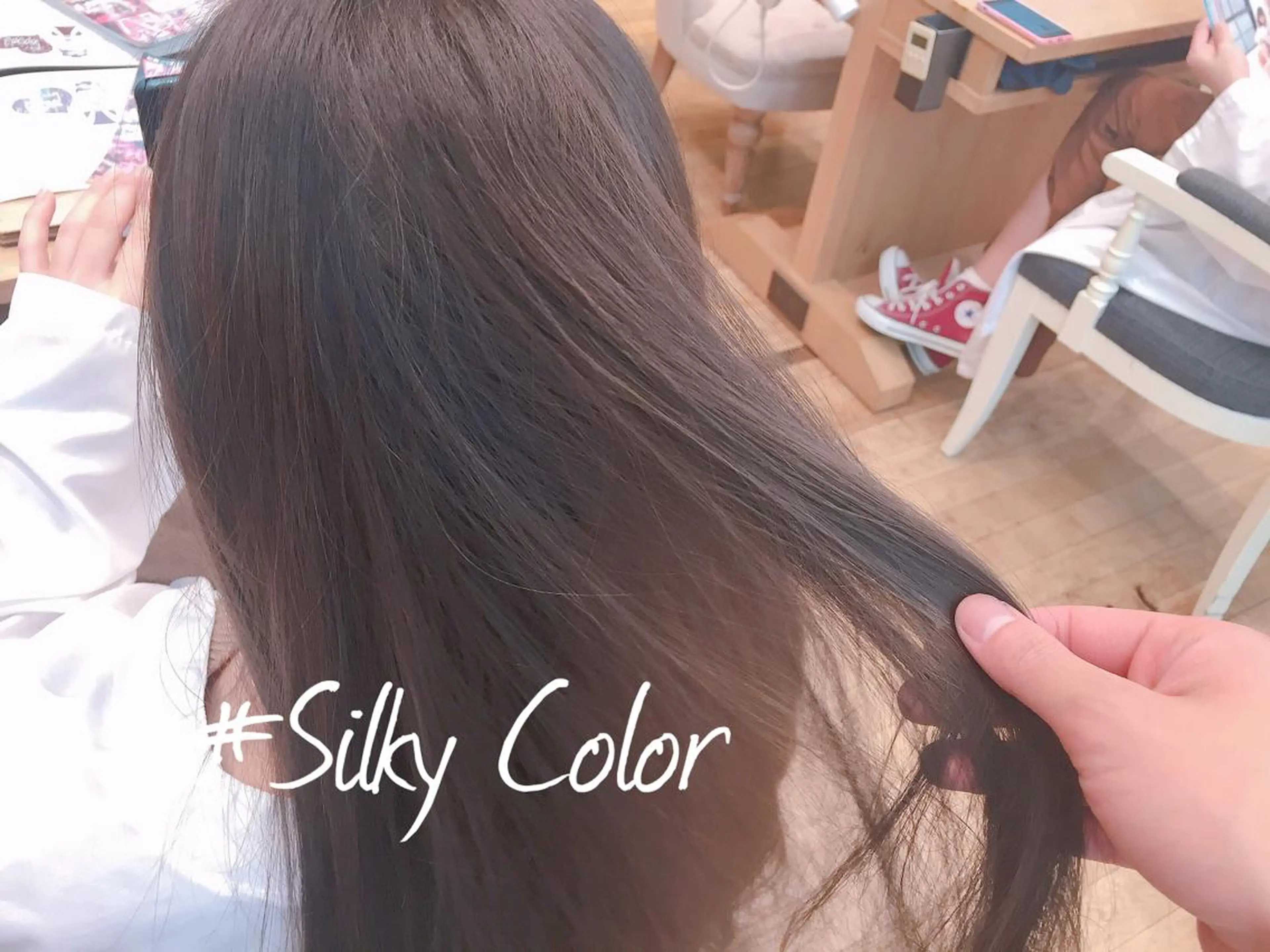 ロング カラー パーマ ヘアアレンジ 髪質改善/韓国風 レイヤー/田村祐樹のヘアスタイル