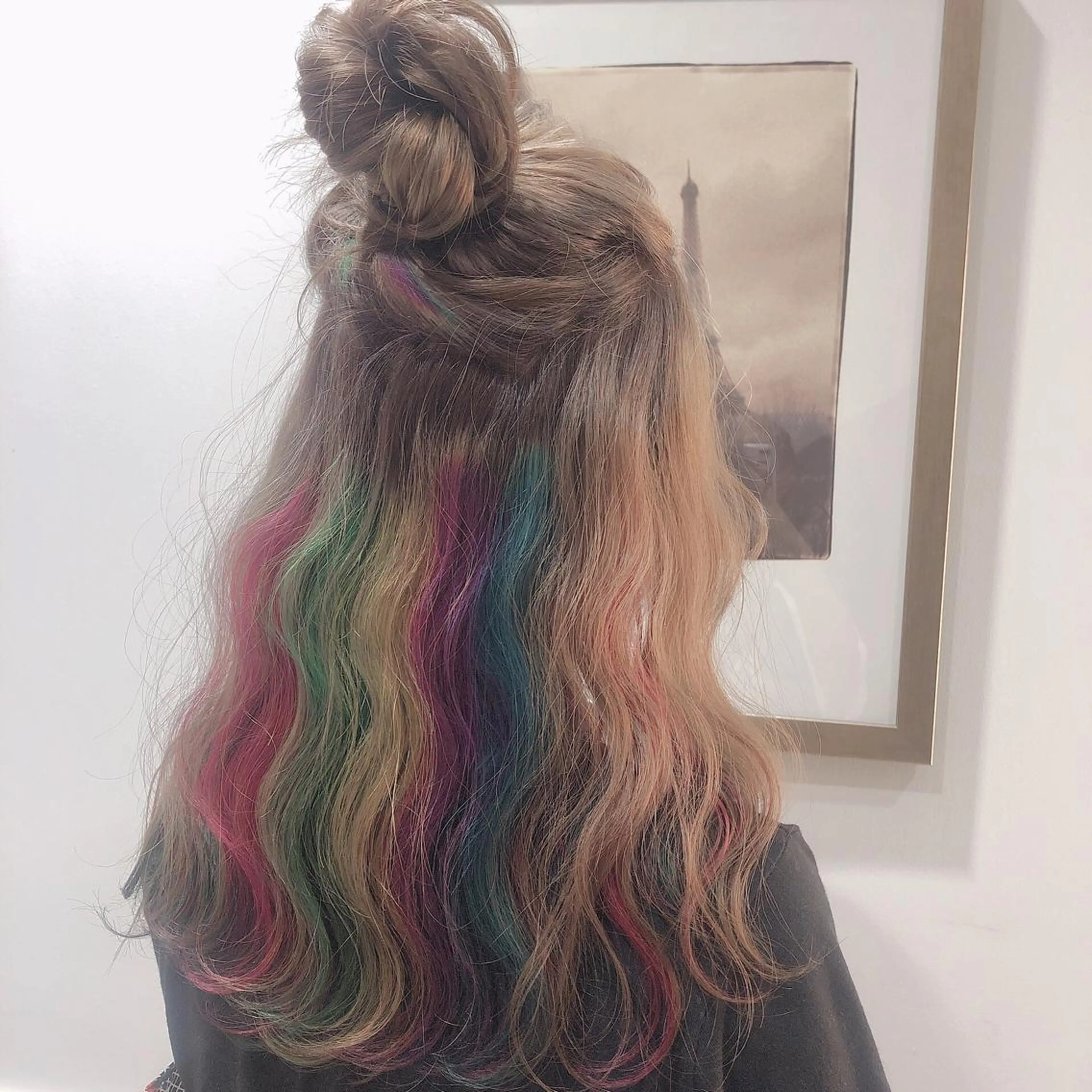 セミロング カラー Rina  のヘアスタイル