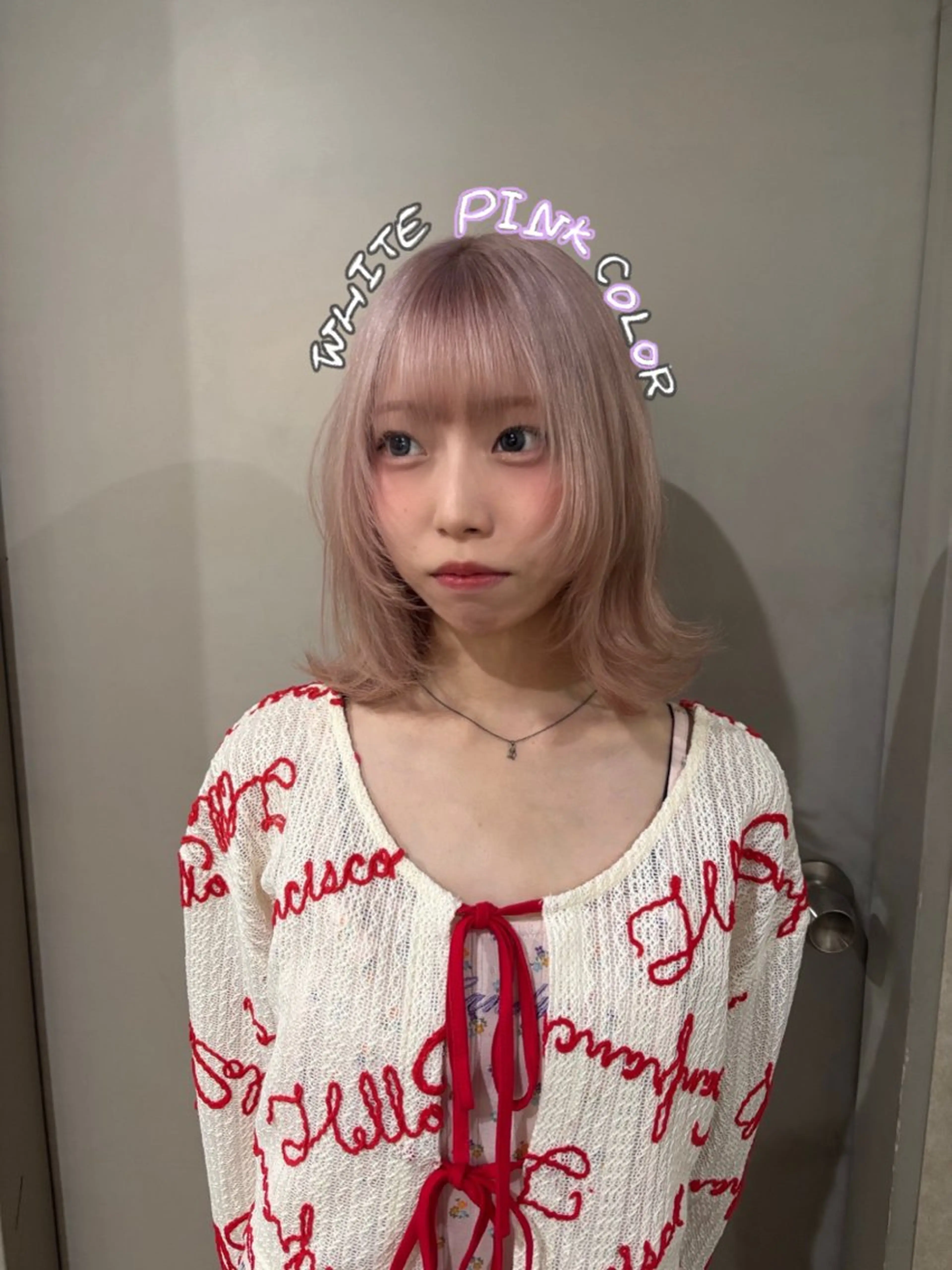 ミディアム カラー ヘアカラー トリートメント 【GAME栄】 そなのヘアスタイル