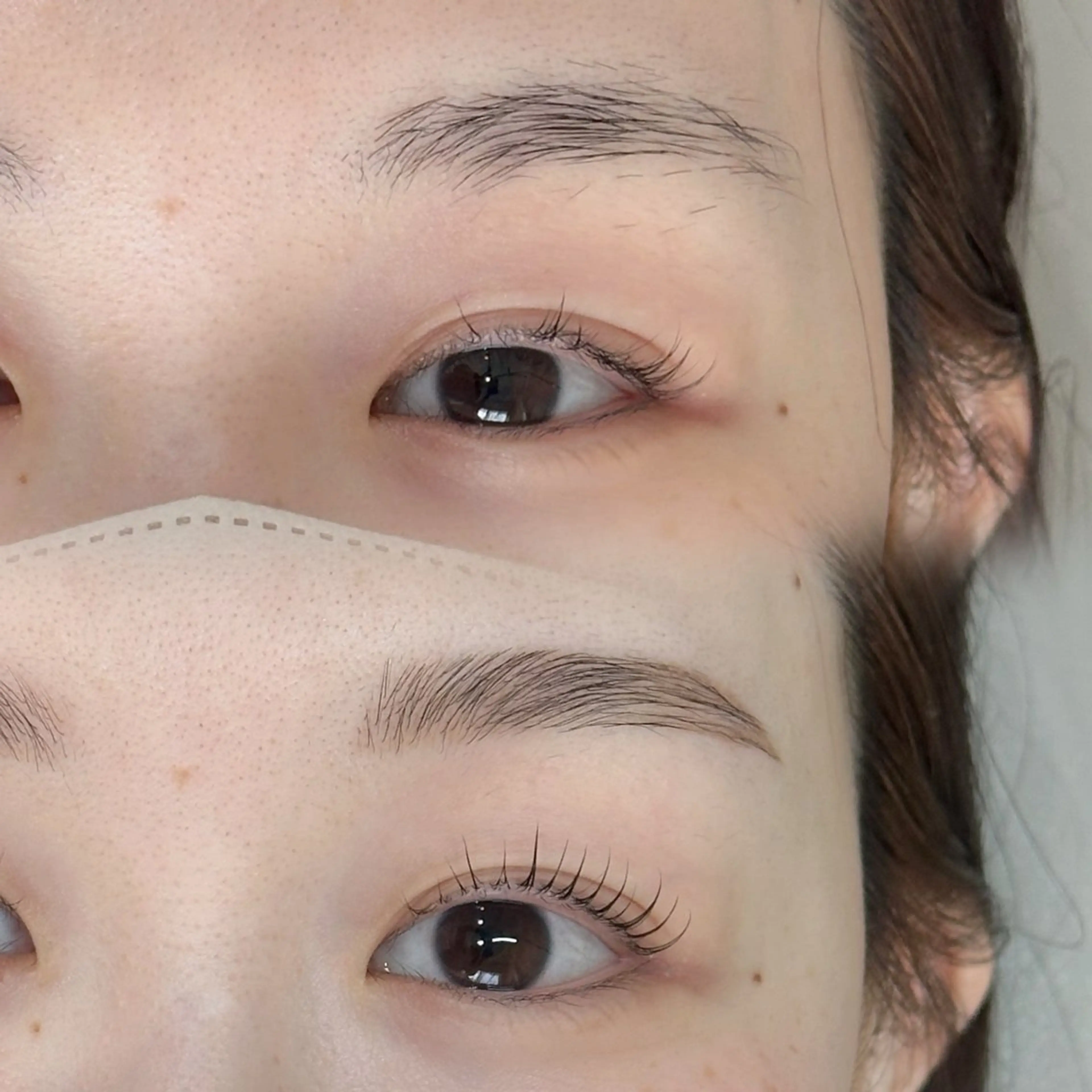 まつ毛パーマ＆ハリウッドブロウリフトの写真