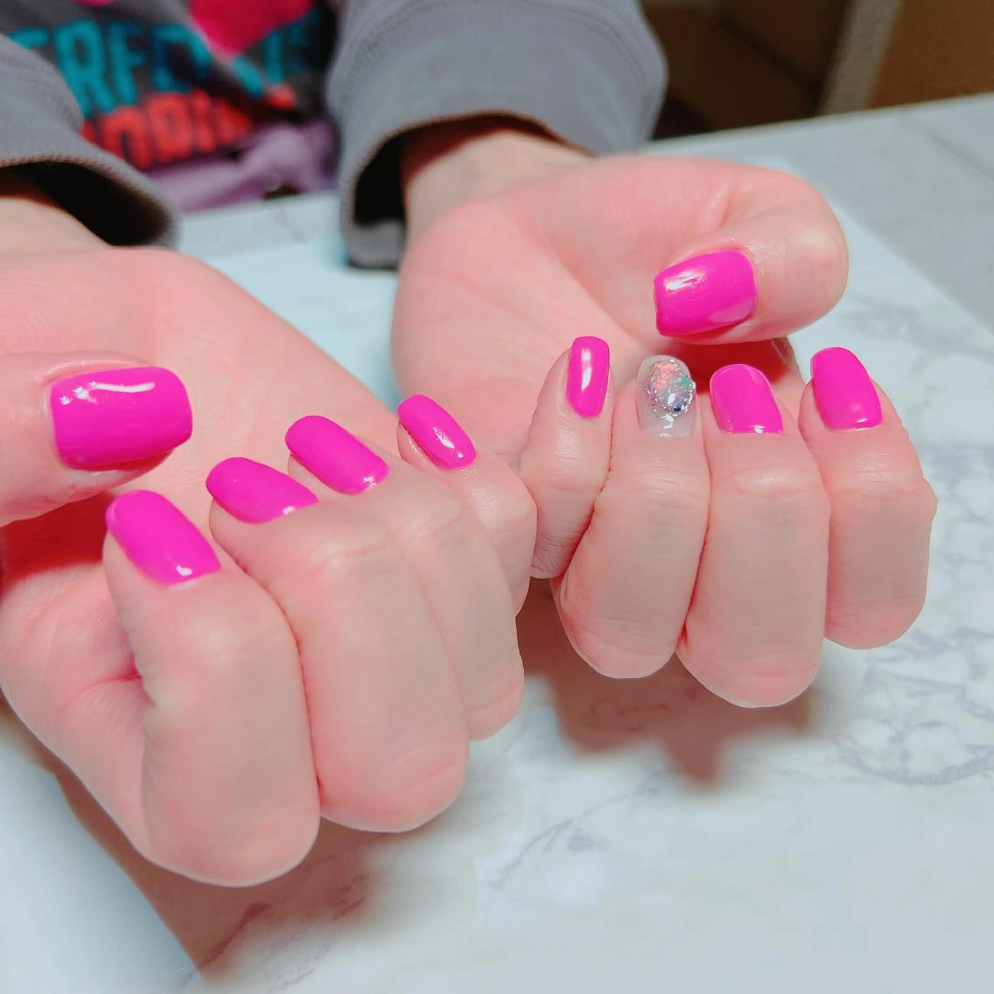 ネイル ピンク ハンドネイル たきぐち みちこのネイルデザイン