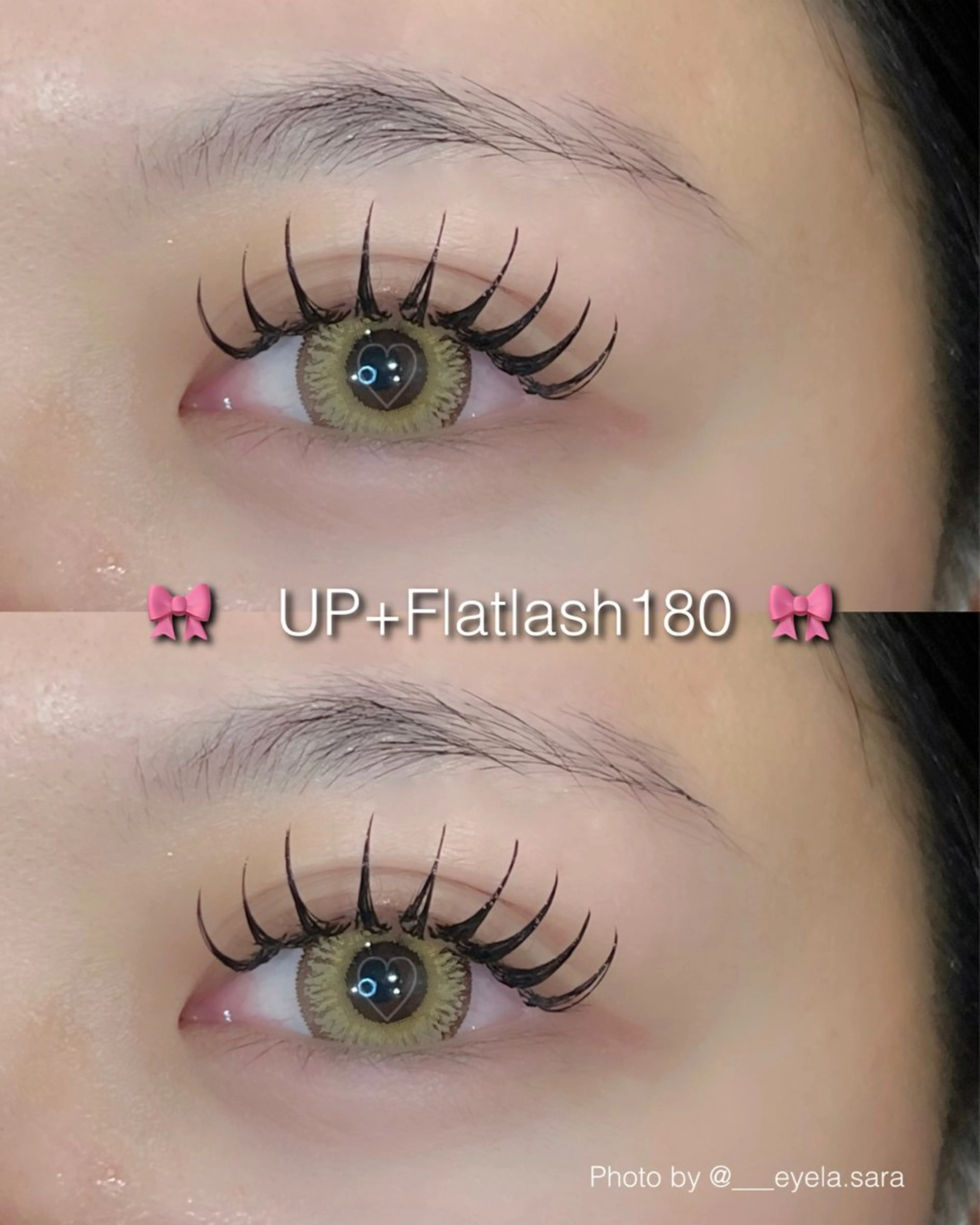 マツエク・マツパ アップワードラッシュ EYELA所沢店 saraのマツエク・マツパデザイン