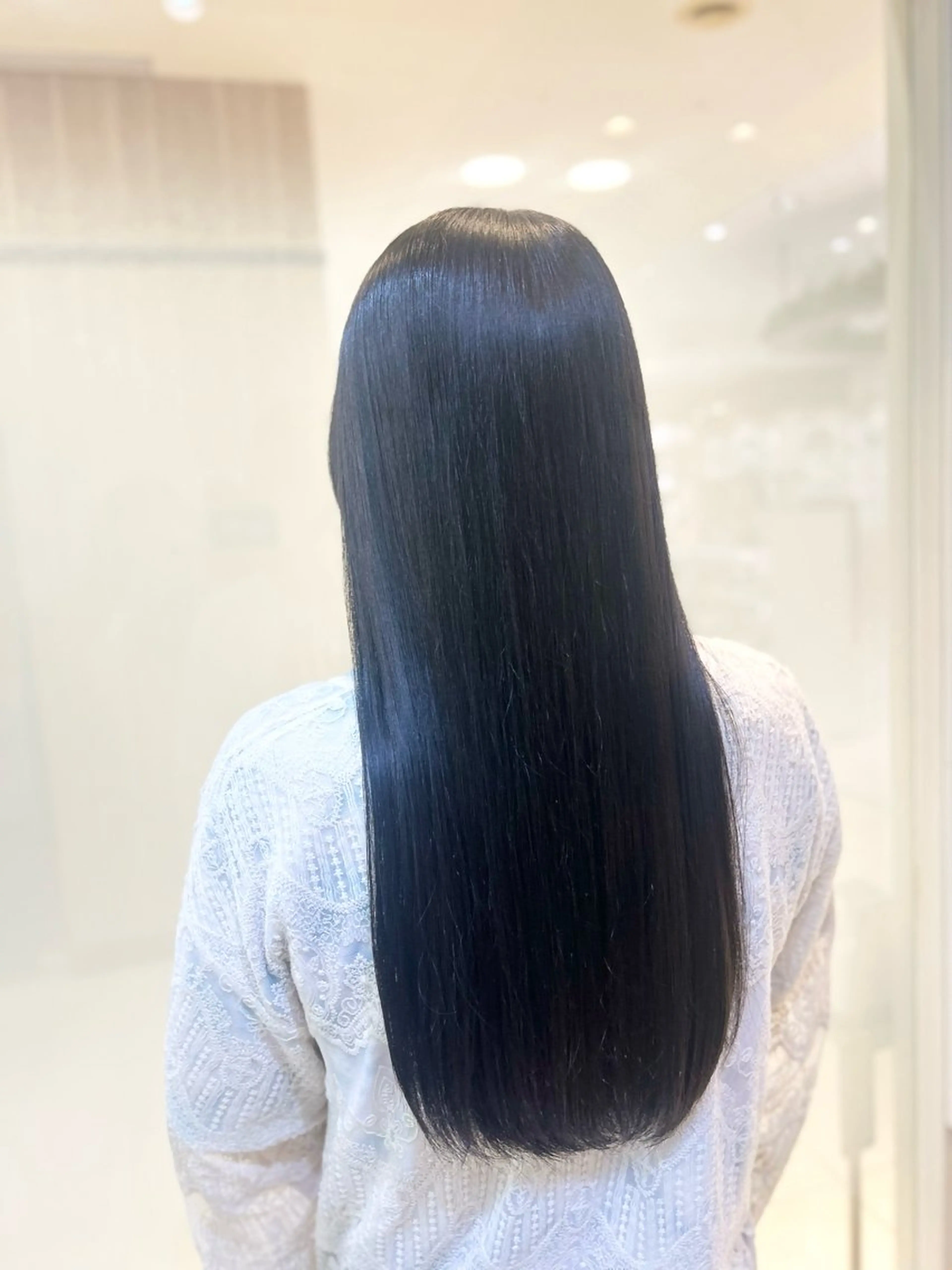 ロング パーマ 縮毛矯正/髪質改善/ 艶髪ササキナツミのヘアスタイル