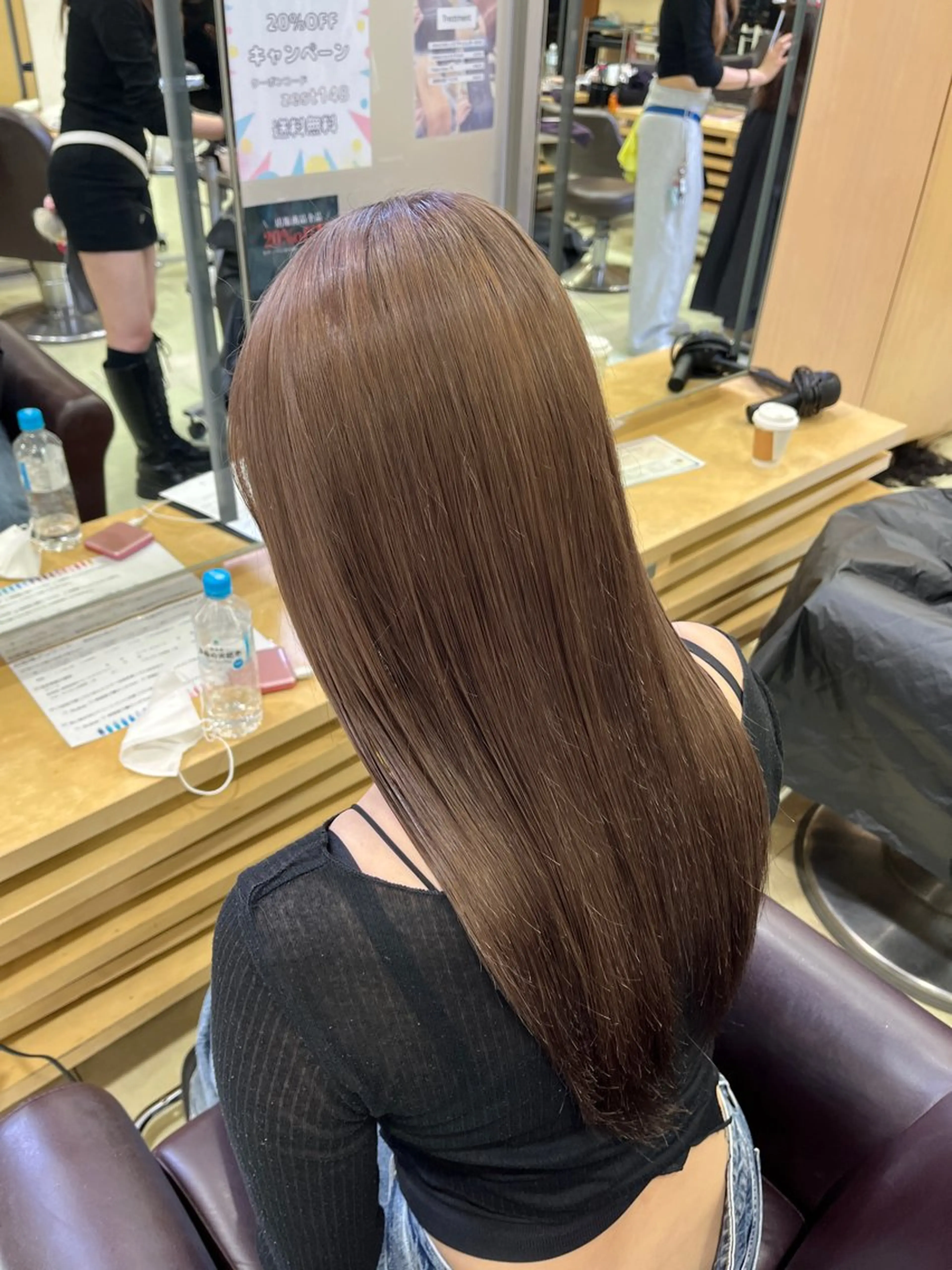 ロング カラー ヘアカラー waka❤️✨ レイヤーボブ/エクのヘアスタイル