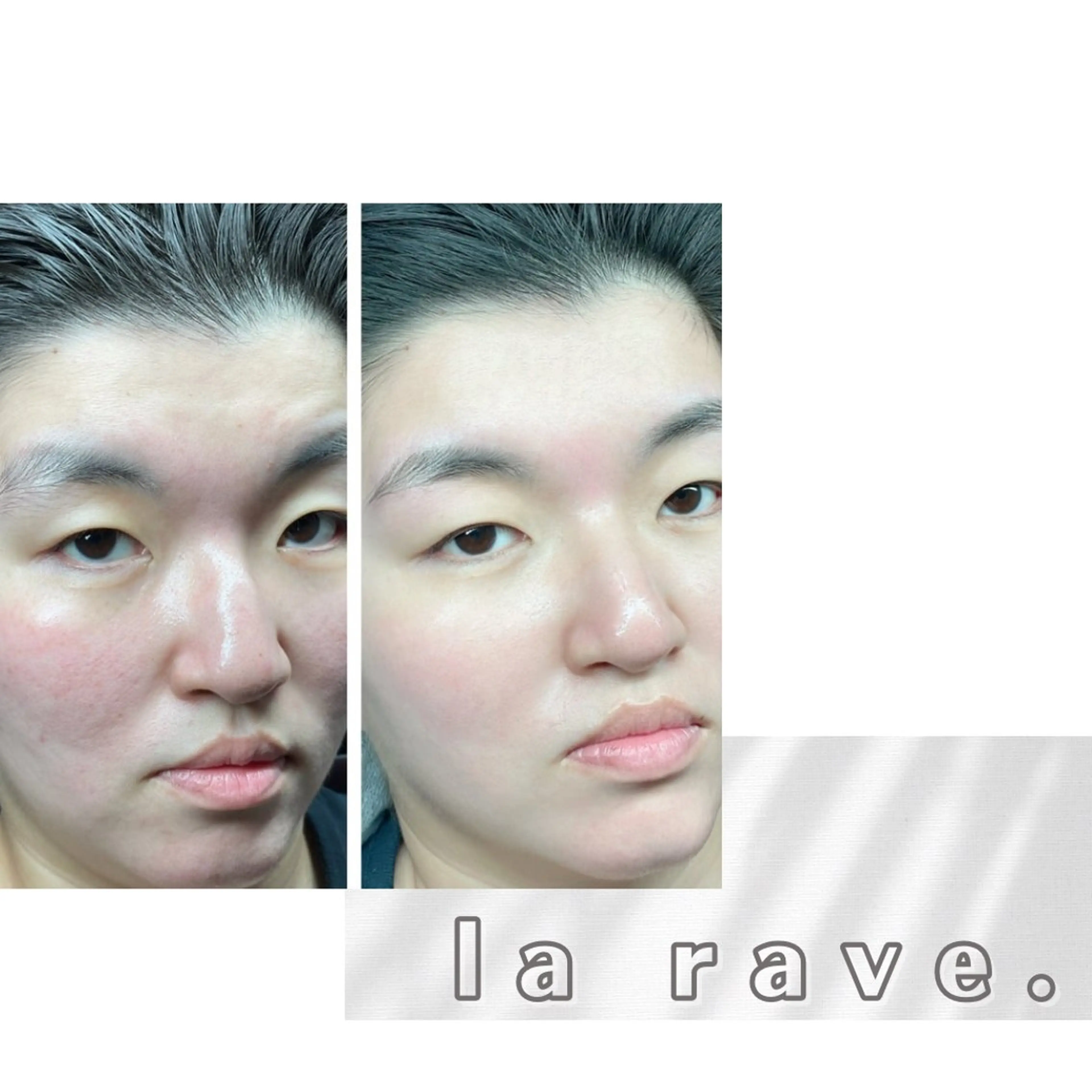 フェイシャルワックスお好きな2か所の写真