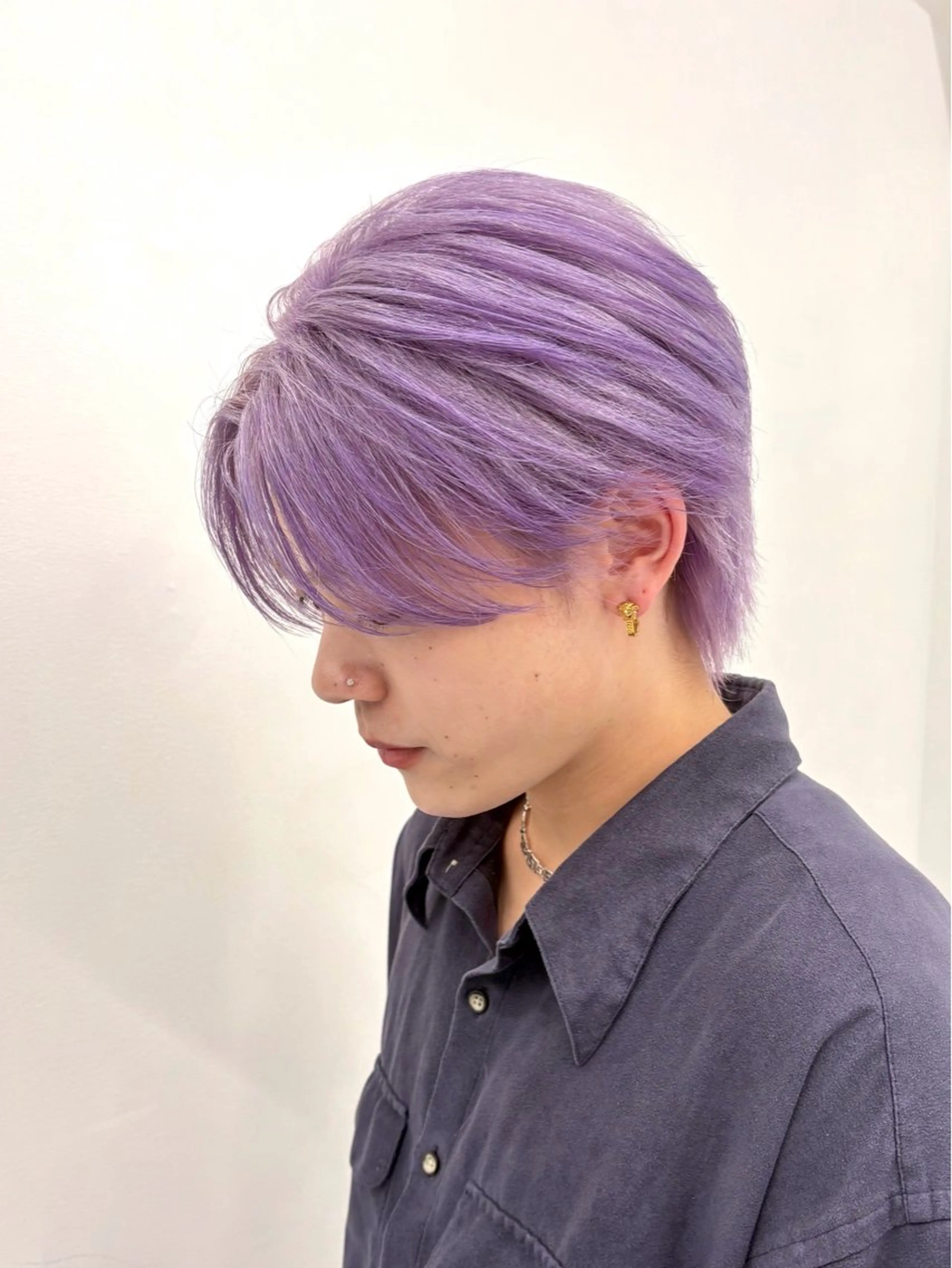 カラー メンズ メンズブリーチ ブリーチ ケアブリーチ ヘアカラー 渋谷ハイトーン/ まぉまぉのヘアスタイル