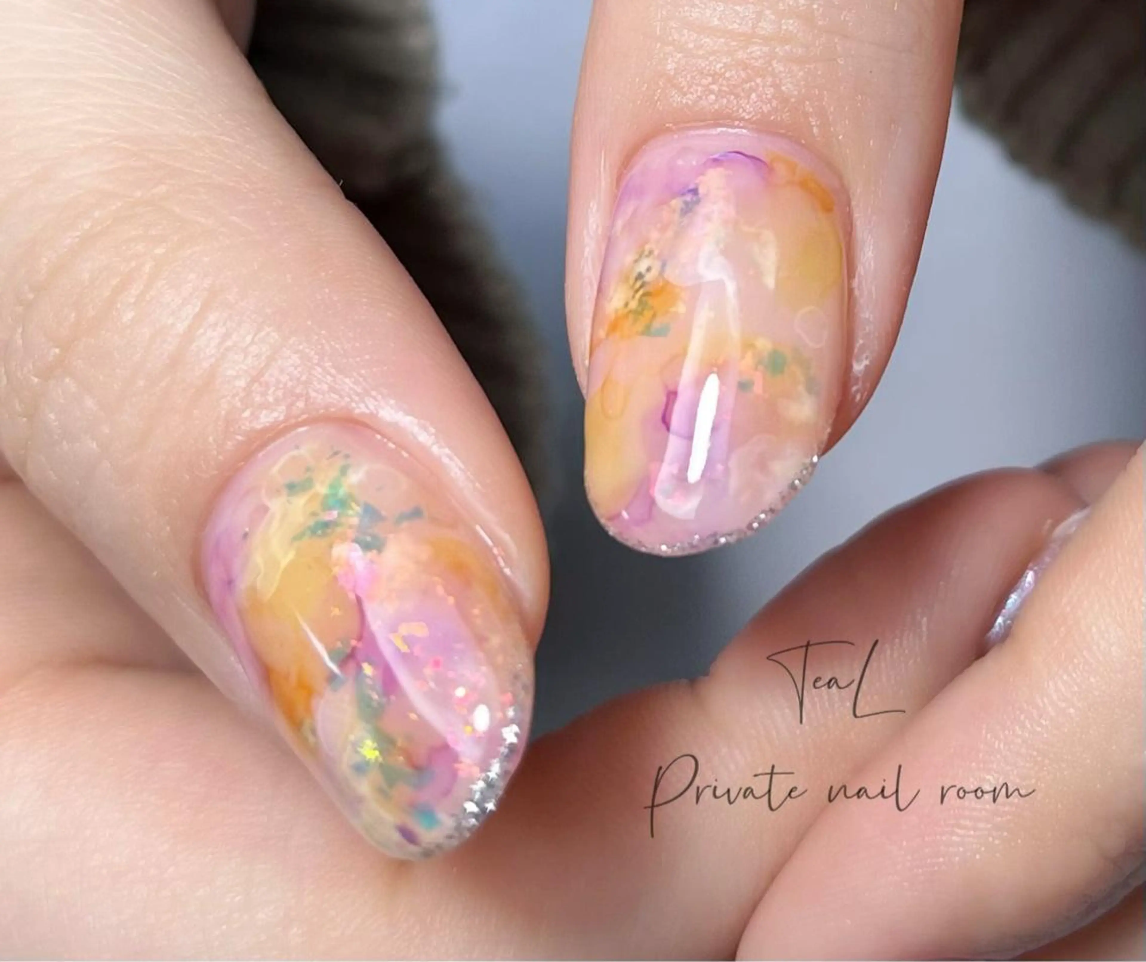 ネイル ニュアンスネイル シンプルネイル TeaL nailのネイルデザイン