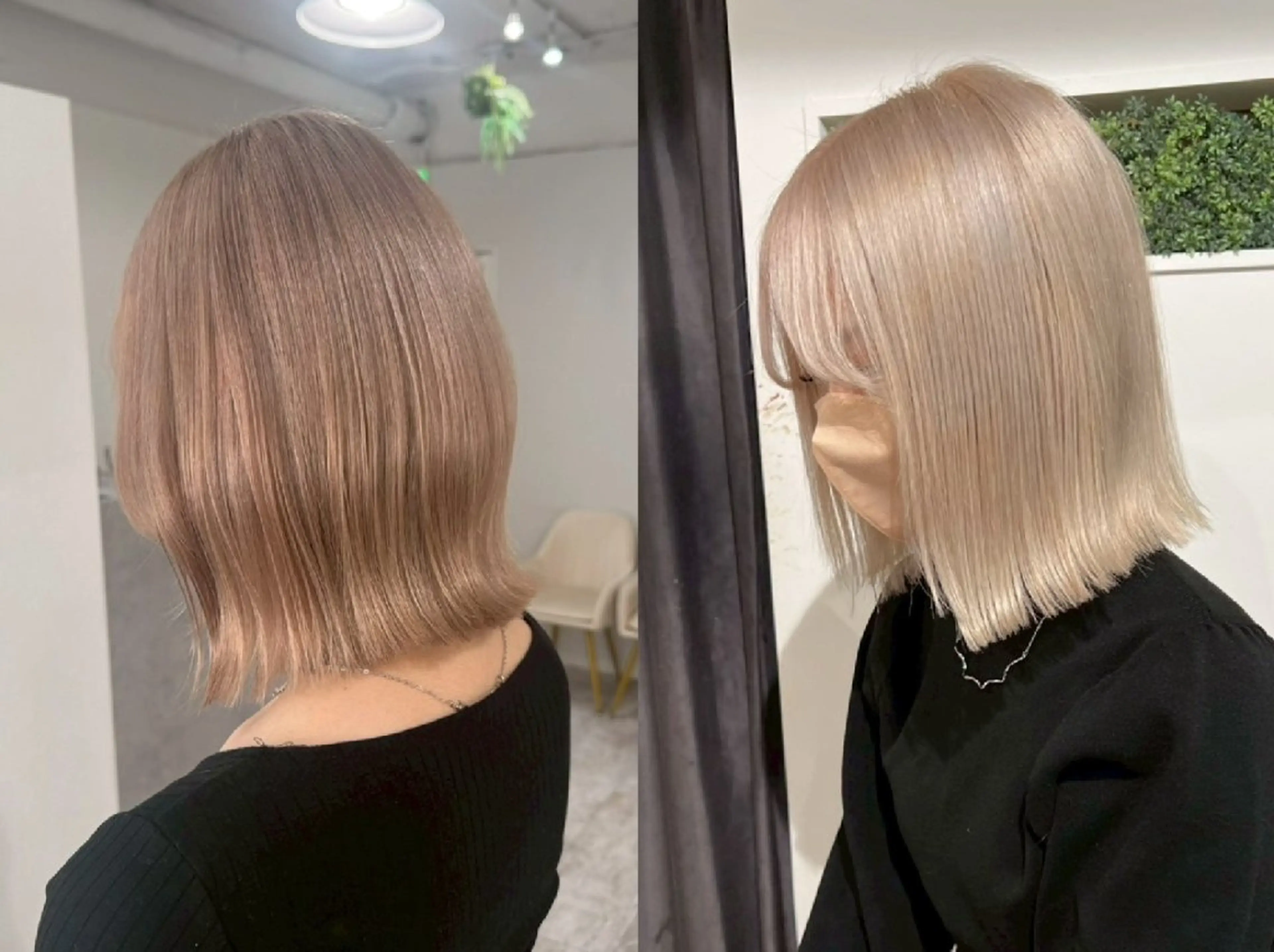 ショート ヘアカラー トリートメント piLLon 心斎橋のヘアスタイル