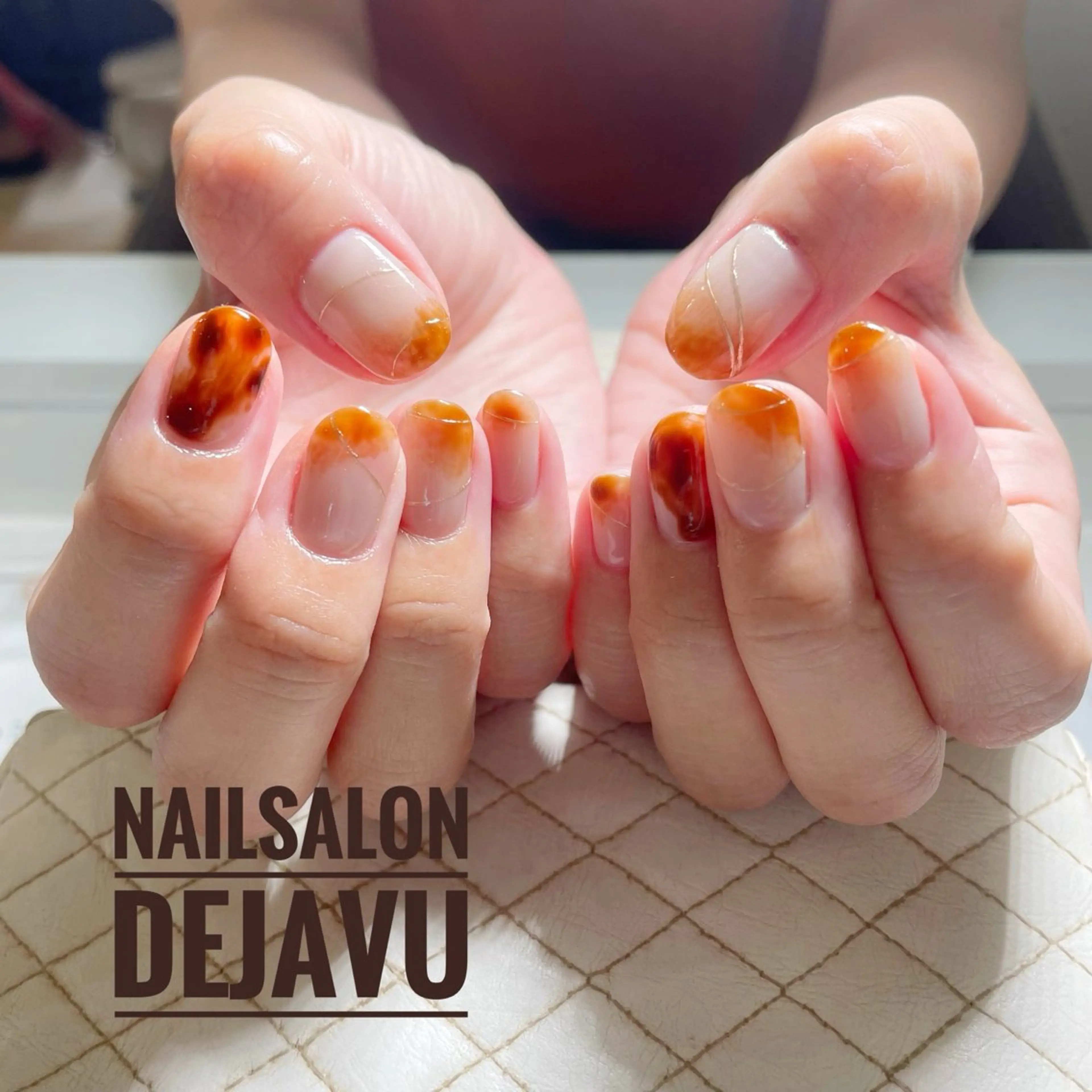 ネイル 持ち込み ニュアンスネイル ハンドネイル Nail salon Dejavu 🌿のネイルデザイン