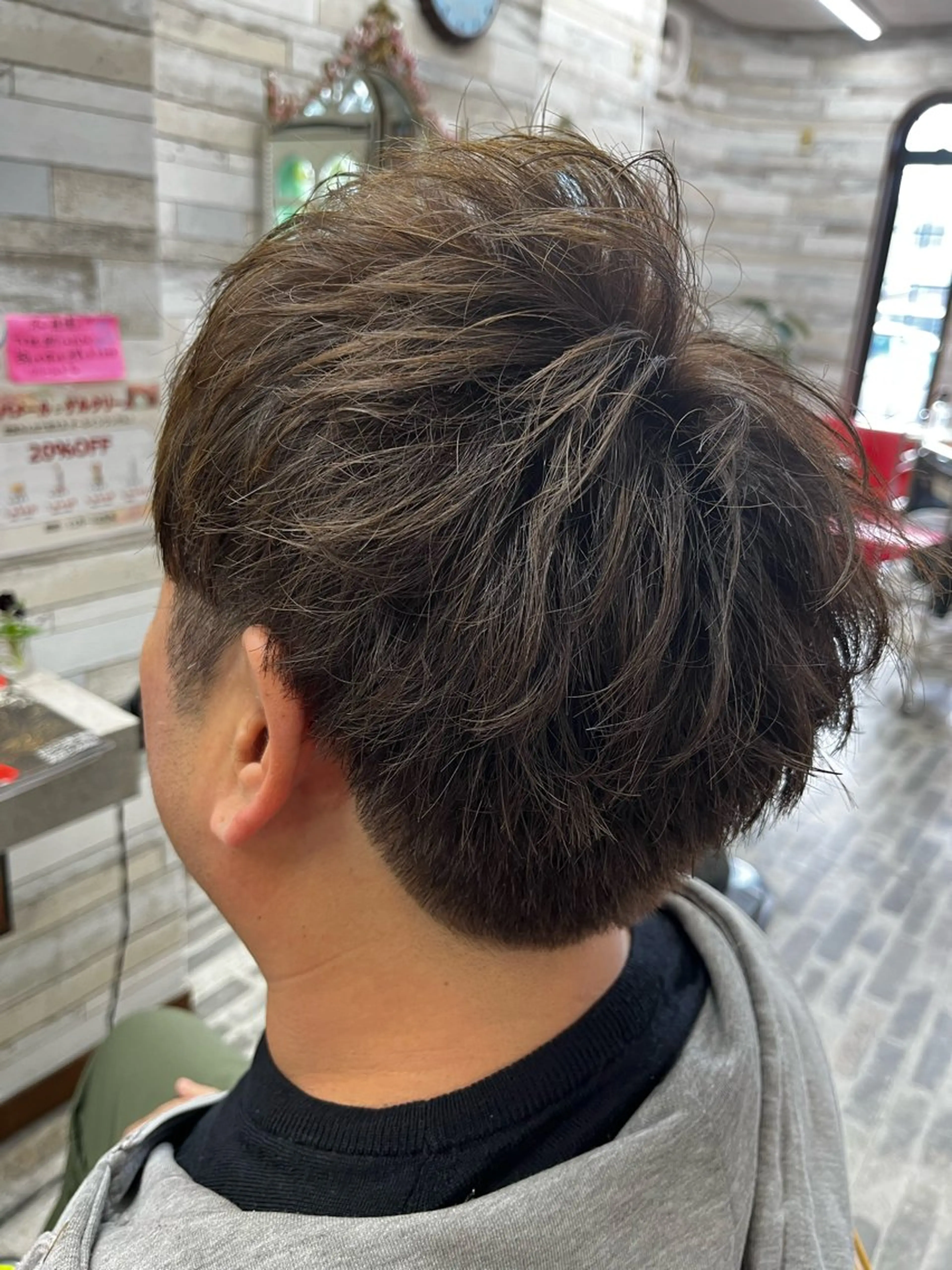 カラー メンズ アッシュ カット ヘアカラー トリートメント 大坪 拓斗のヘアスタイル