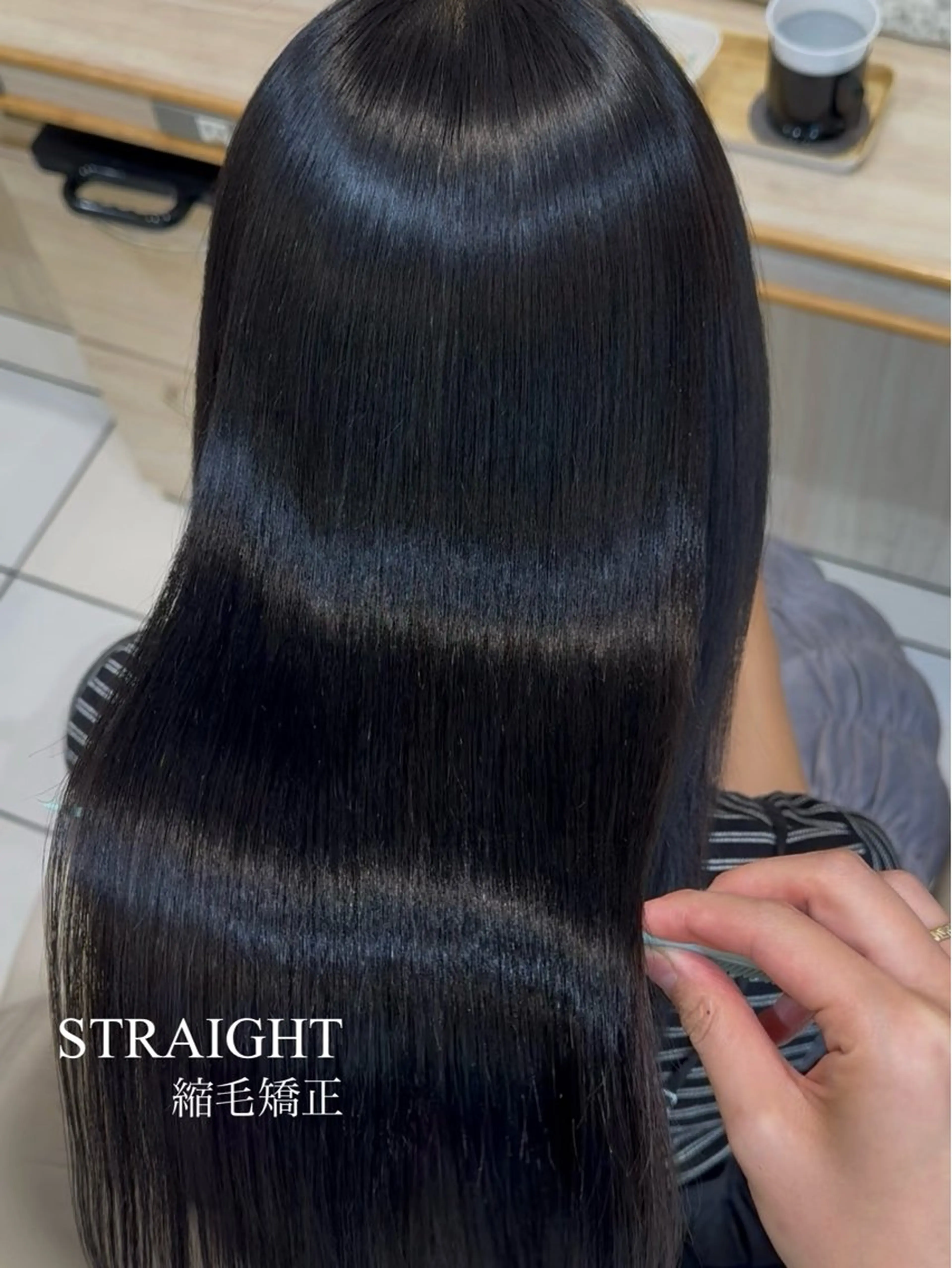 ロング 縮毛矯正/レイヤー カット🎀rikaのヘアスタイル