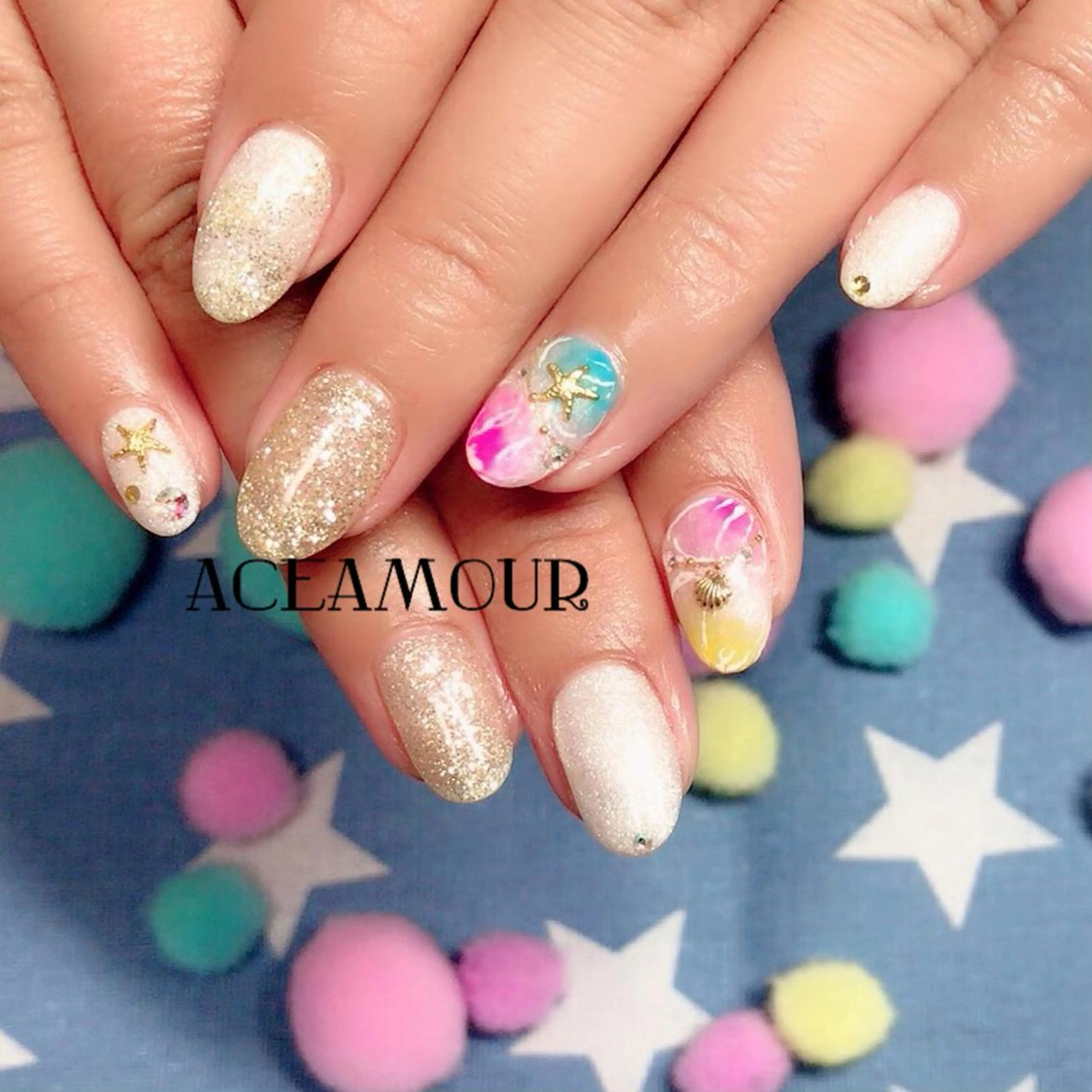 ネイル ネイル/耳つぼ /新ホワイトニングのネイルデザイン