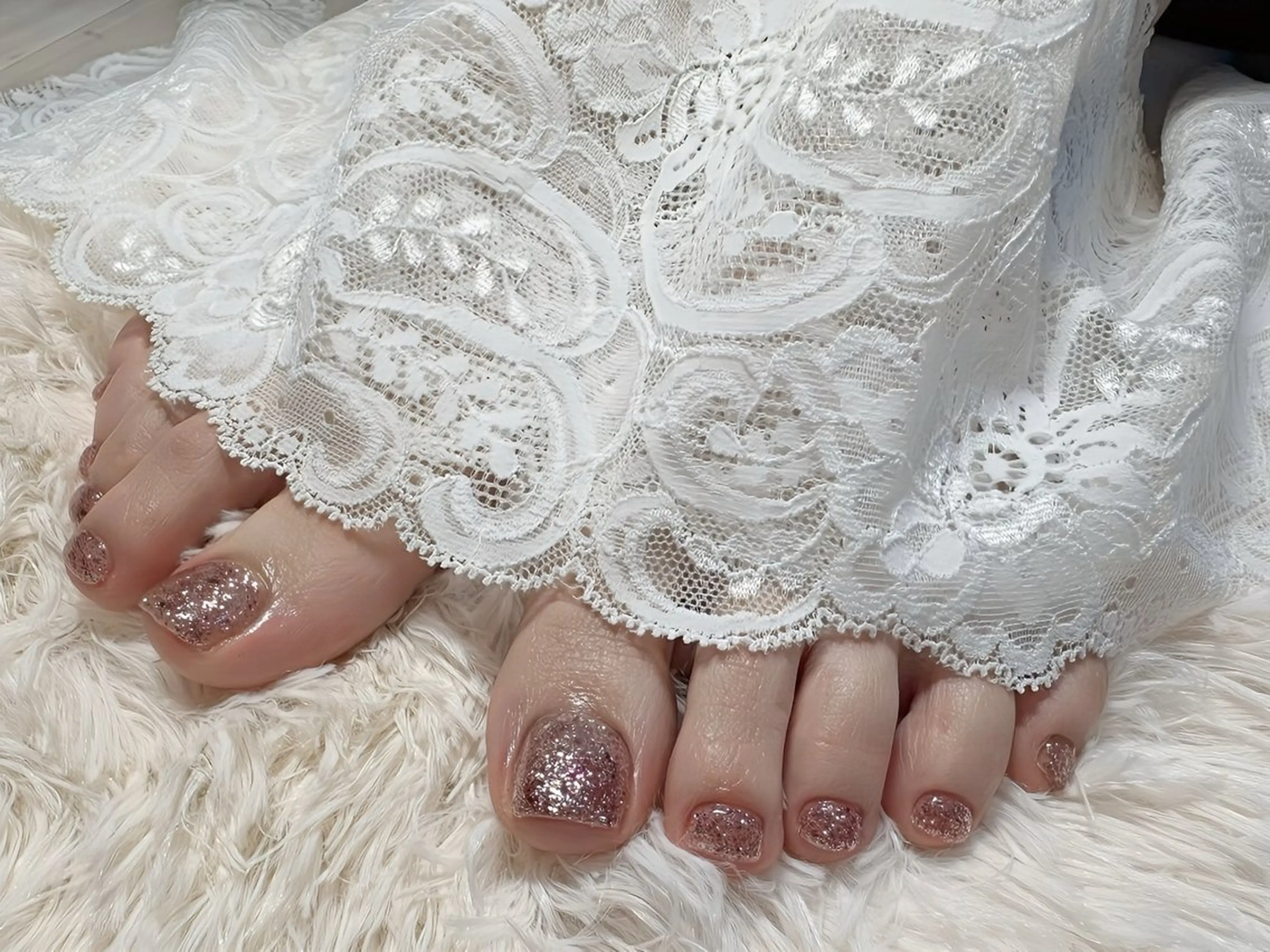 ネイル フットネイル CURE 朱梨のネイルデザイン