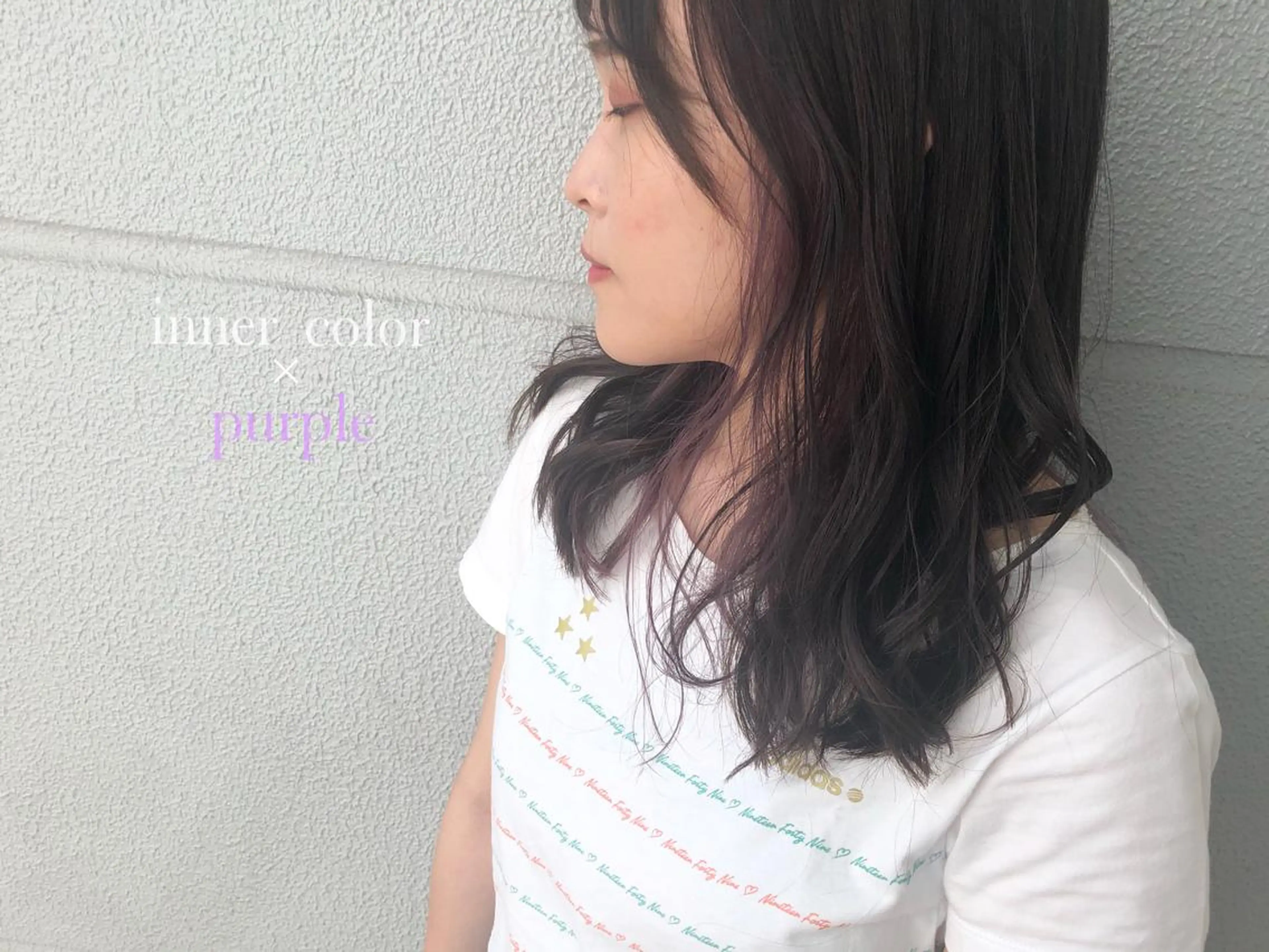 セミロング 岸川 恭子のヘアスタイル