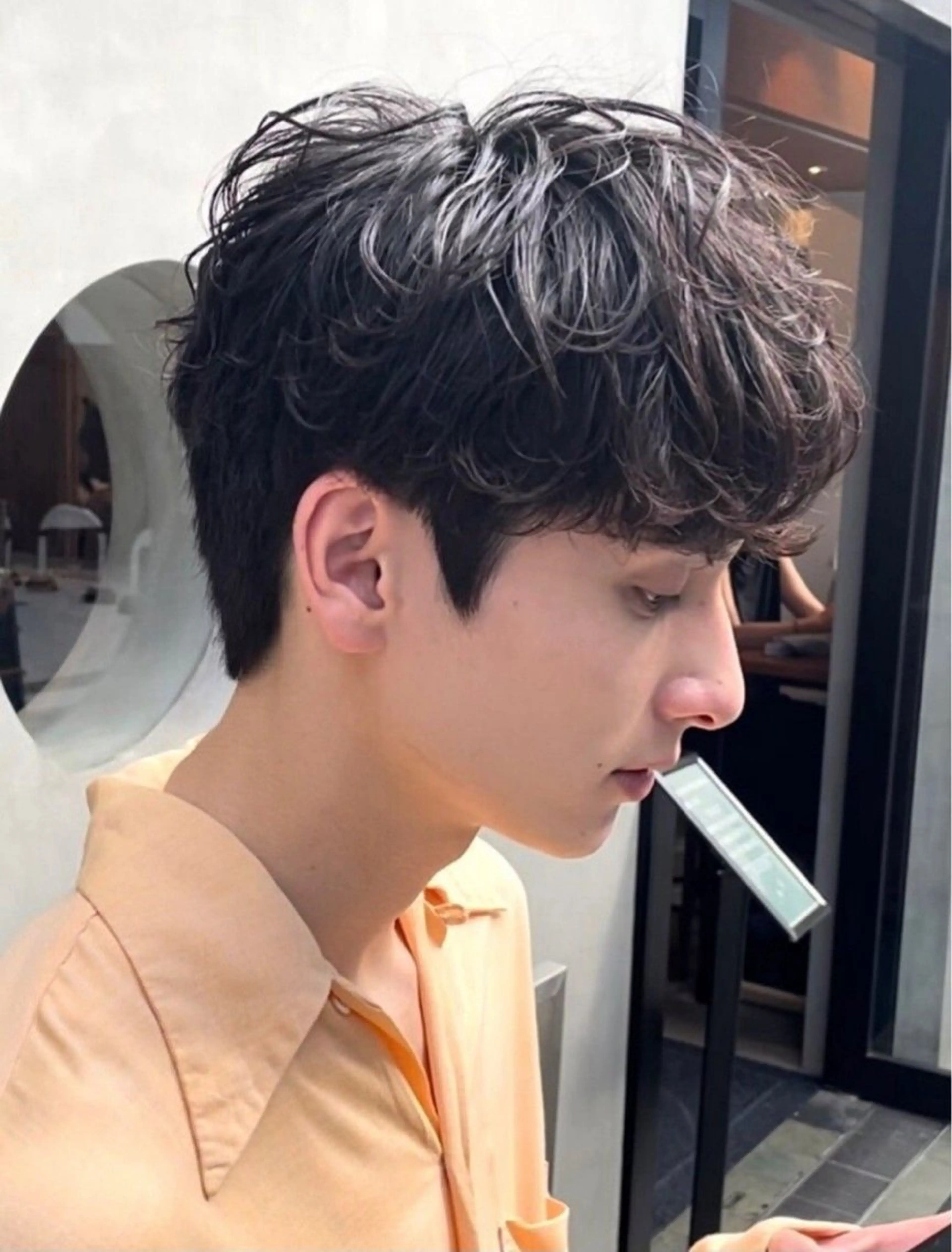 ショート パーマ メンズ メンズモデル募集中 🌿ちえ🌿のヘアスタイル