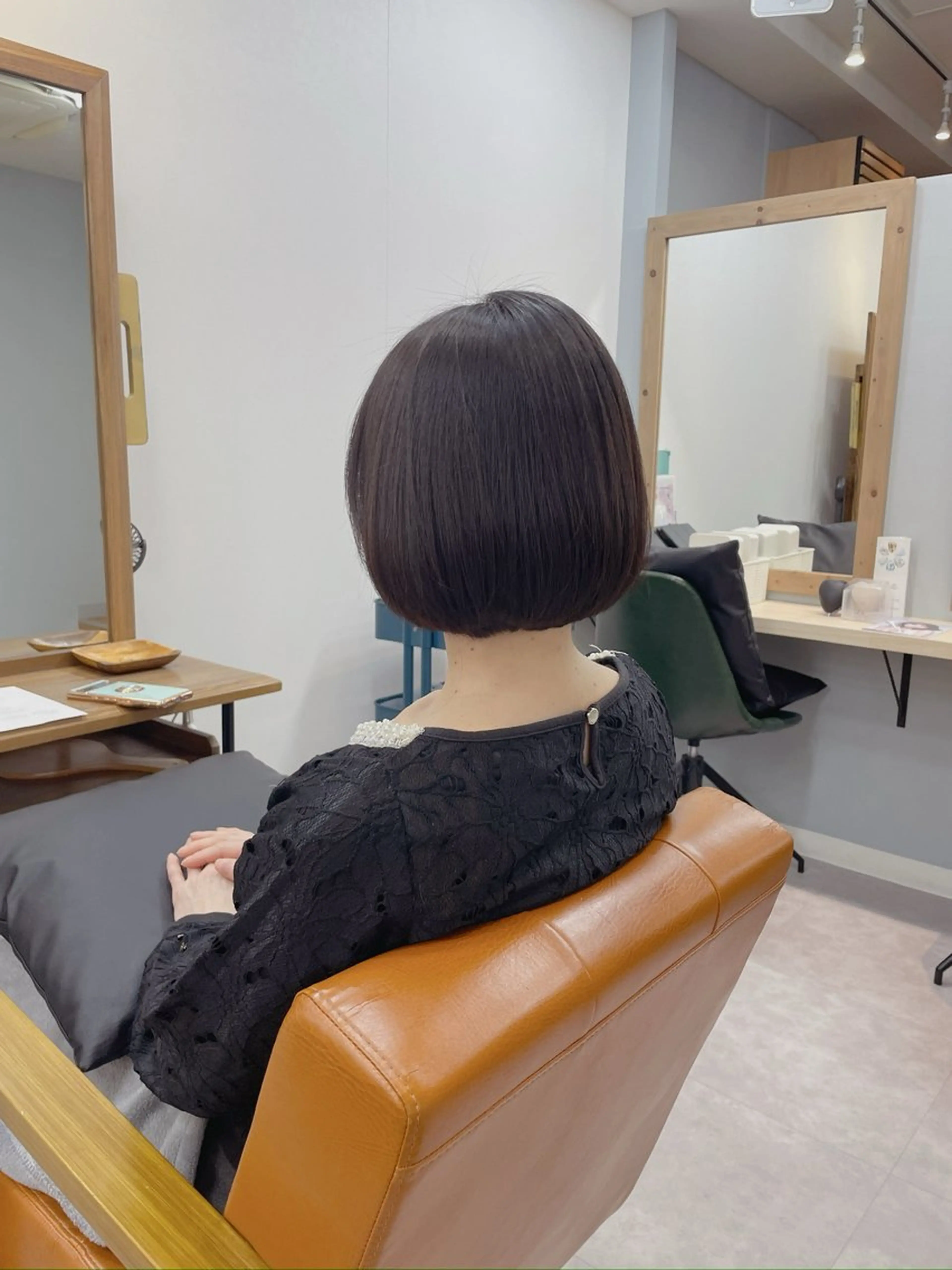 ミディアム lore 中村かれんのヘアスタイル