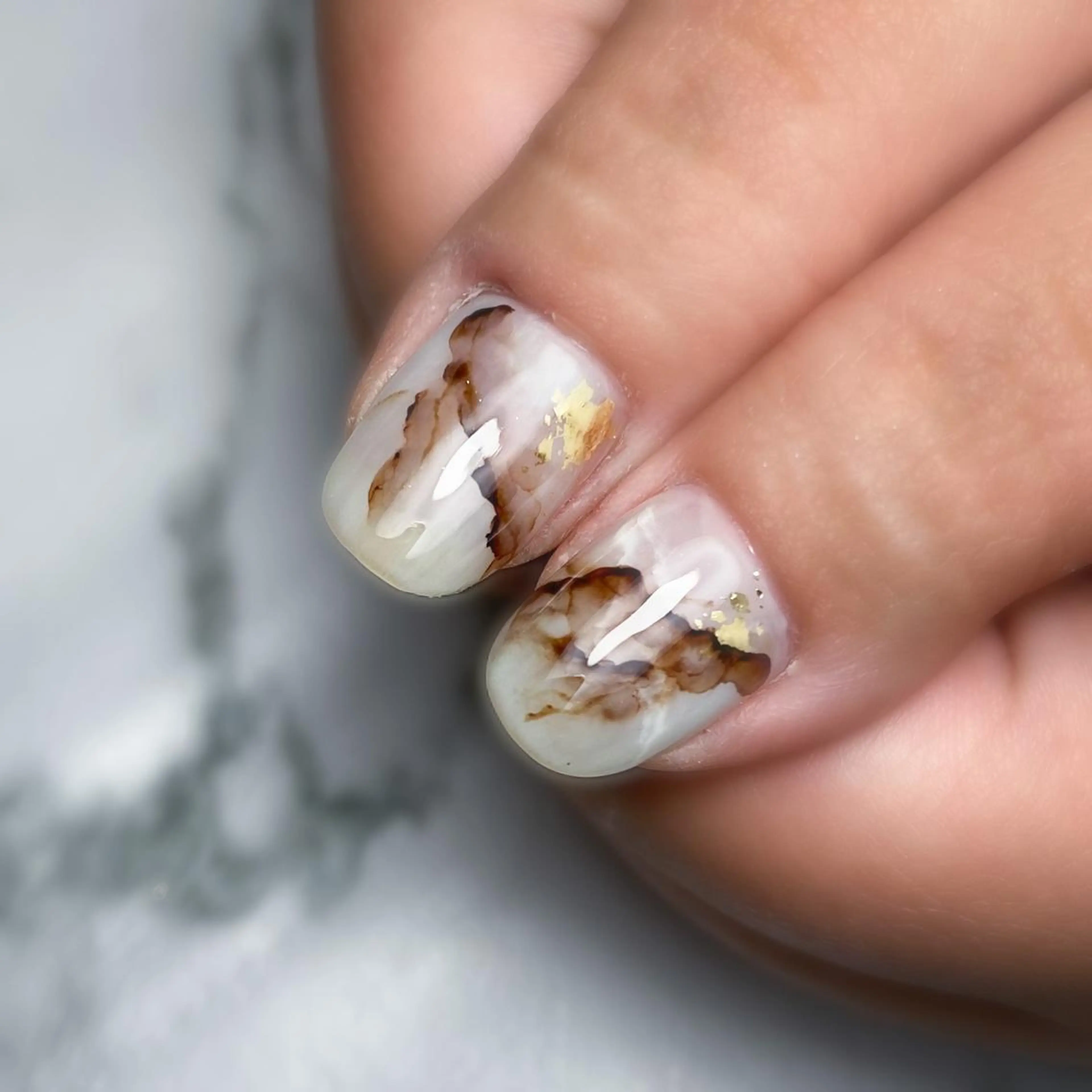 ネイル ハンドネイル &.nail/ ニュアンス/持込み可のネイルデザイン