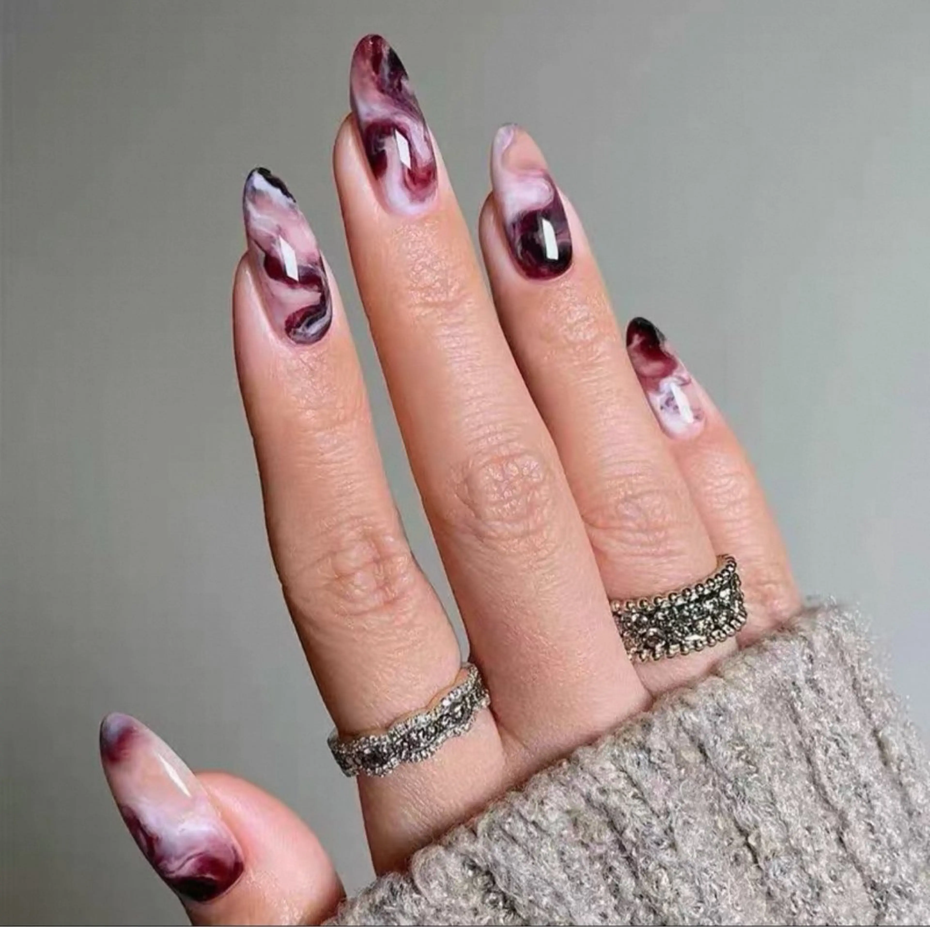 ネイル ジェルネイル ミラーネイル ニュアンスネイル 夏ネイル ネイルチップ Mai nail サロン渋谷のネイルデザイン