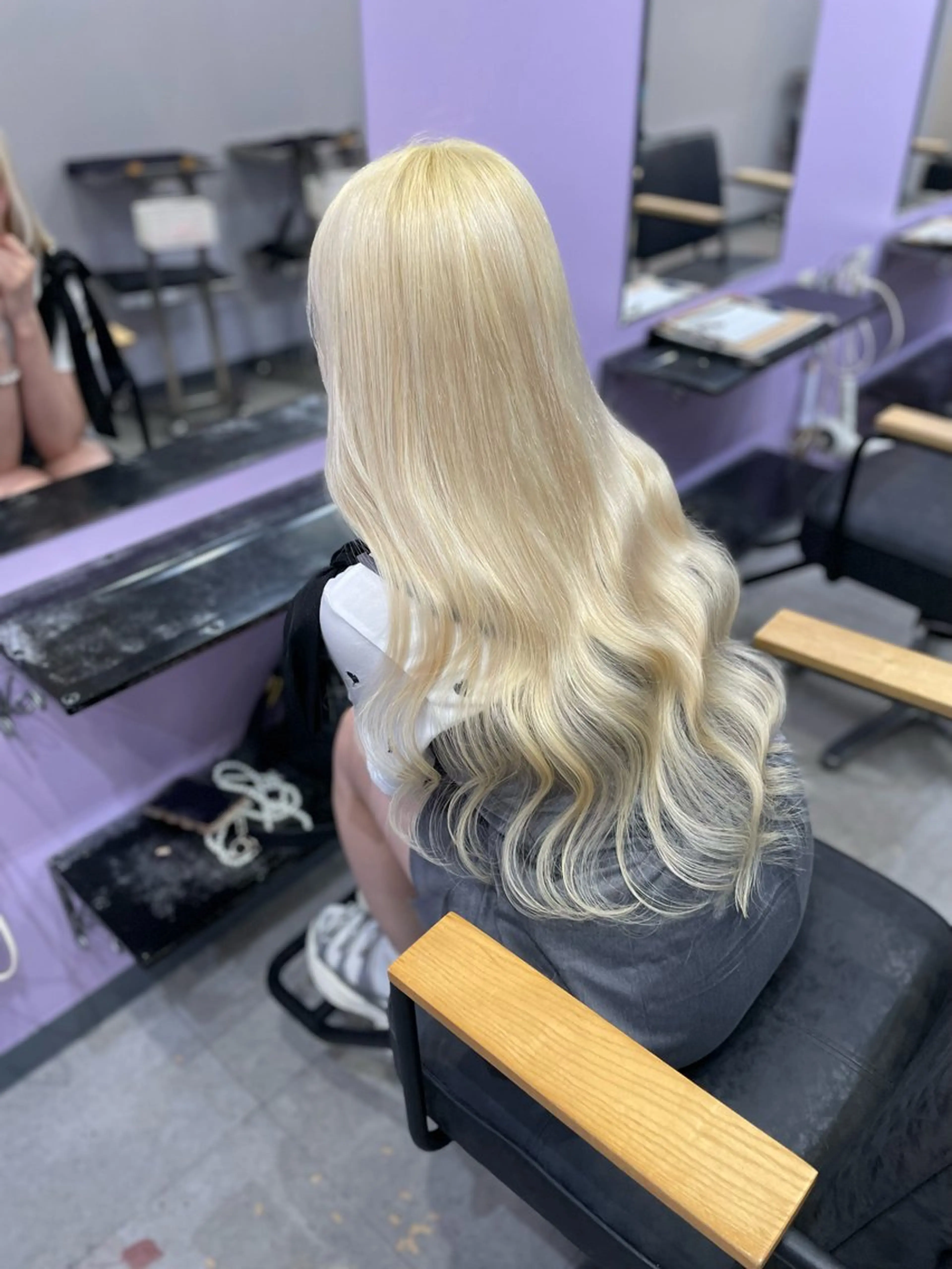 【最高級人毛100%シールエクステ】スーパーロング(胸下​〜​おへその長さ)60束の写真