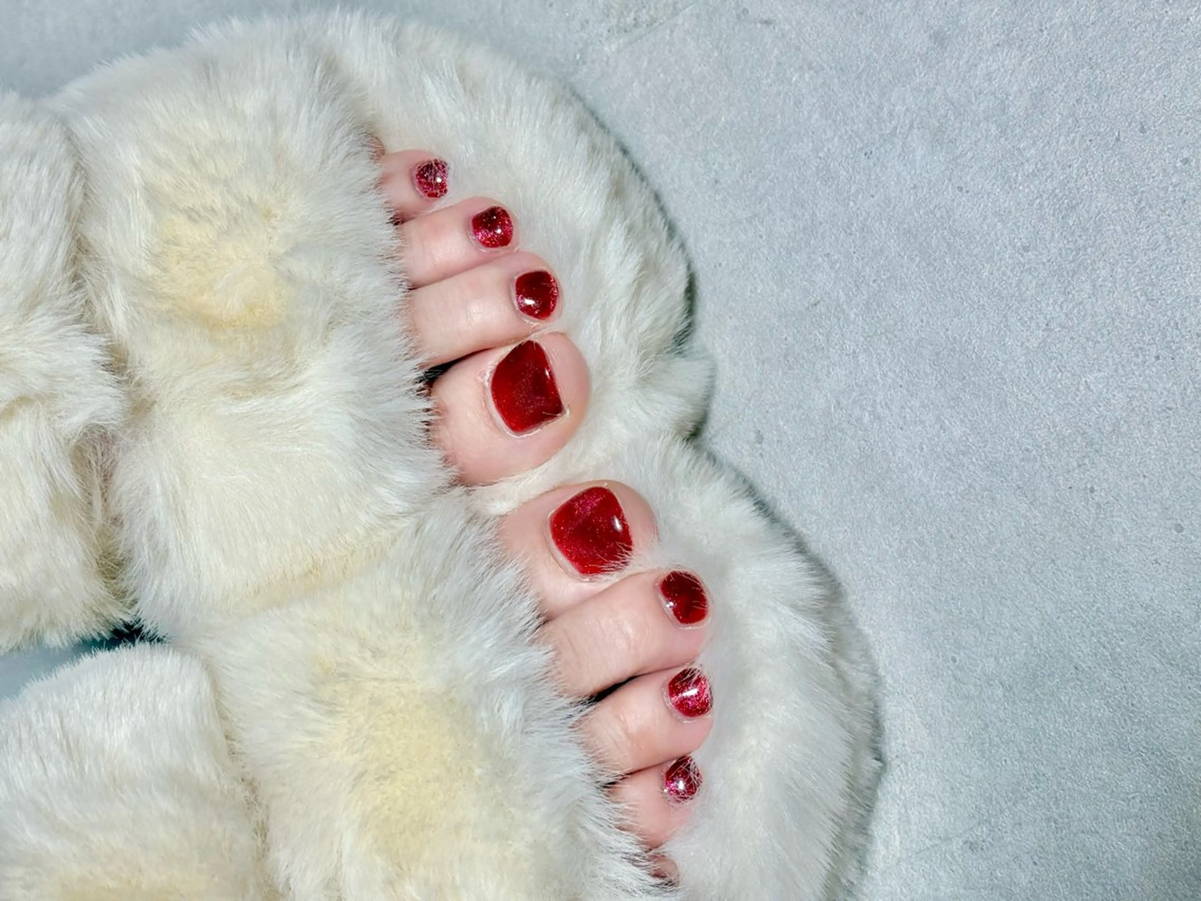 【初回オフ無料】フットネイル    ワンカラーの写真