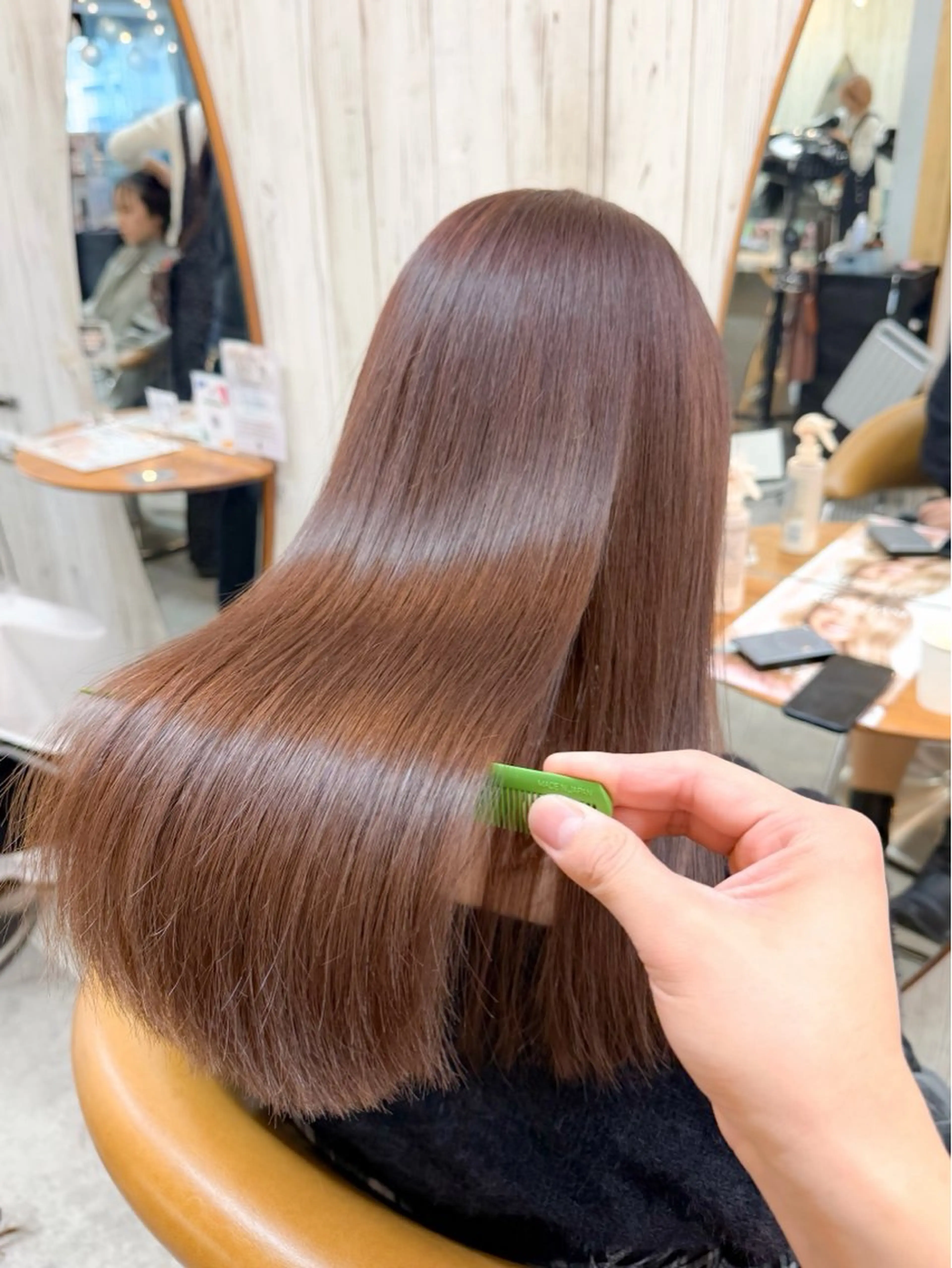 ロング カラー ショートボブ ハイライトカラー ボブ くびれヘア 顔周りカット カット ヘアカラー 縮毛矯正 トリートメント 巻ける縮毛矯正✨ ボブ/ショートともきのヘアスタイル