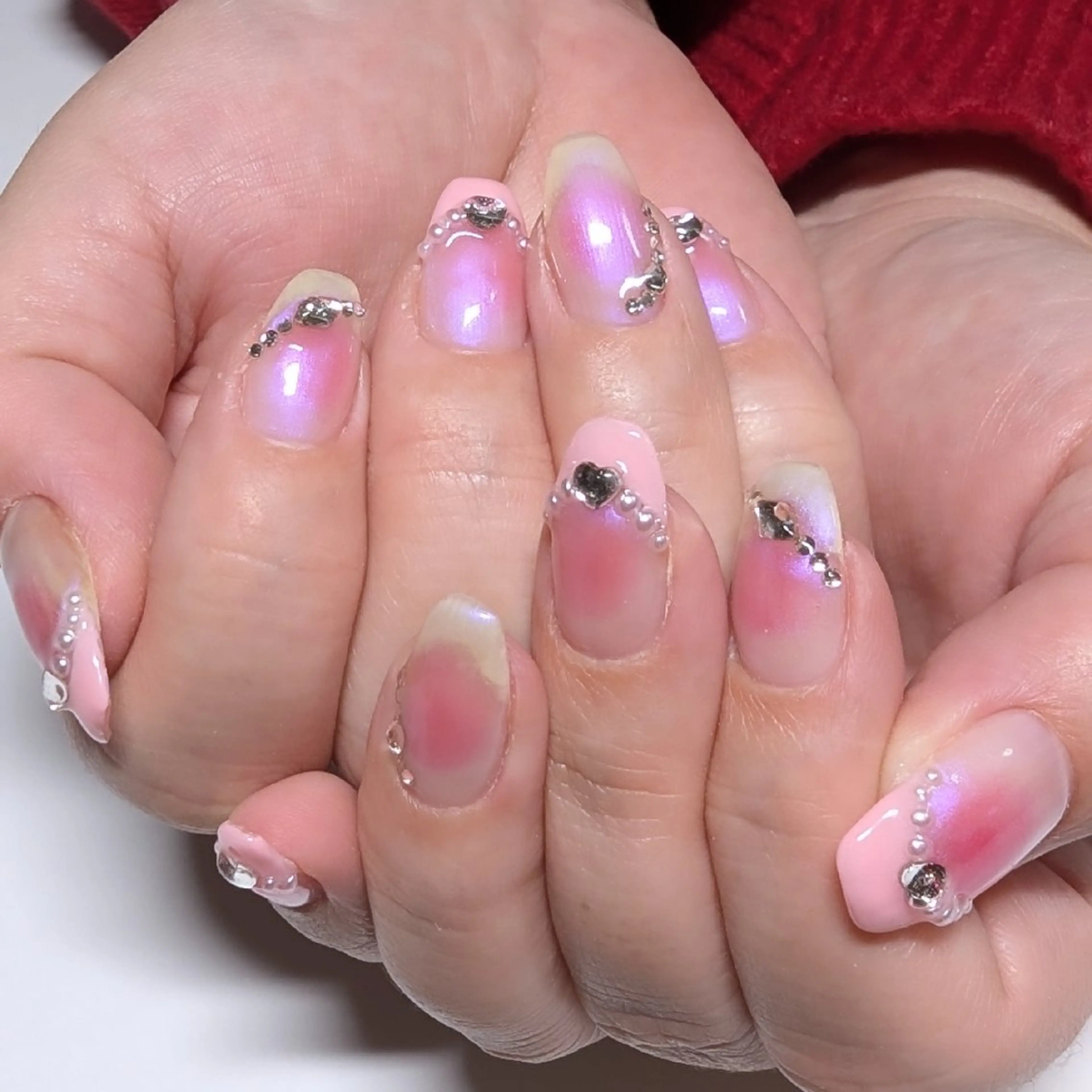 ネイル 長さ出し ハンドネイル ☆ KANON☆のネイルデザイン