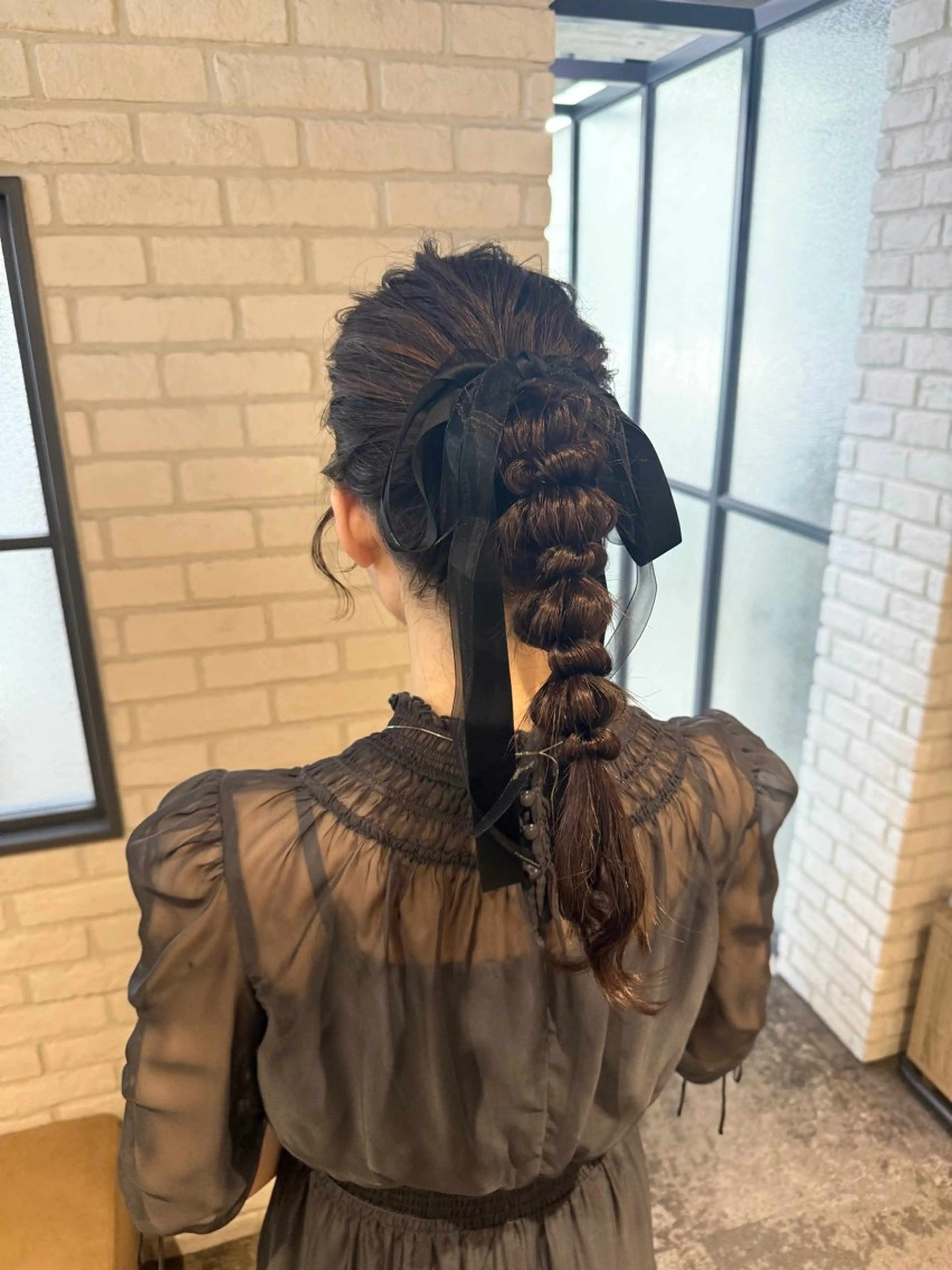 ヘアアレンジ 玉ねぎヘアー ヘアセット 戸田 美蘭のヘアスタイル