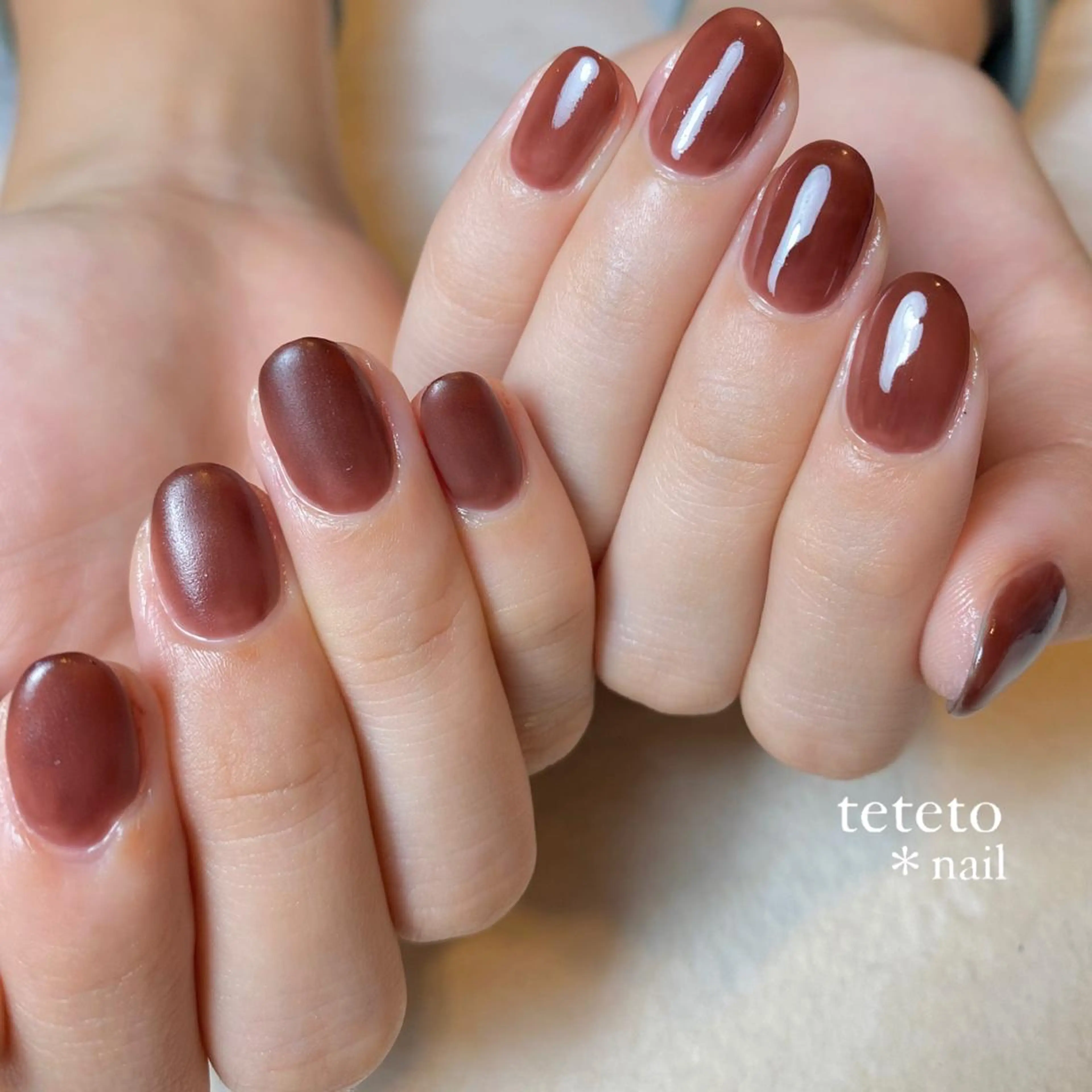 ネイル マットネイル ハンドネイル teteto*nail所属・テテト *ネイルのネイルデザイン