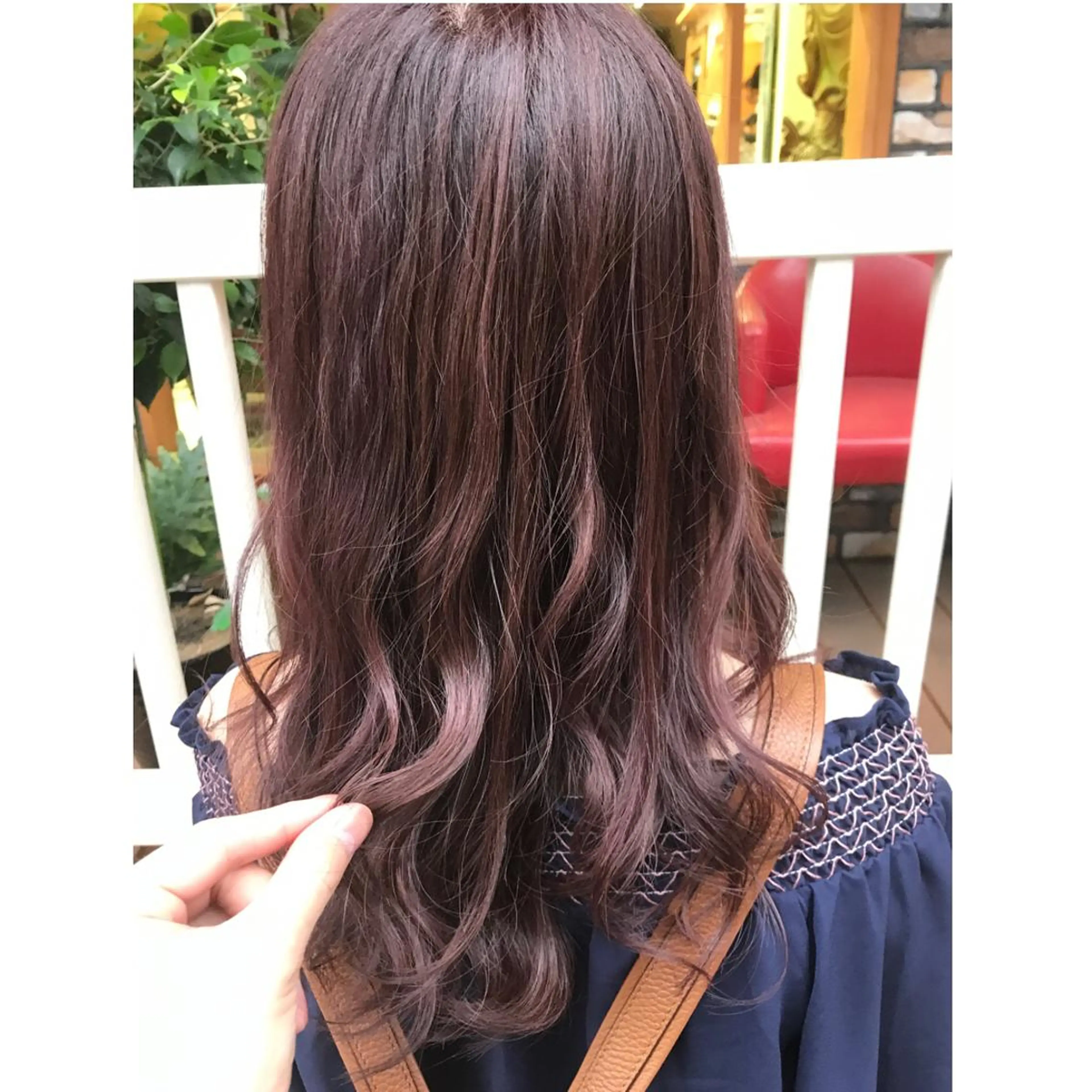 セミロング アッシュ 平尾 拓也のヘアスタイル