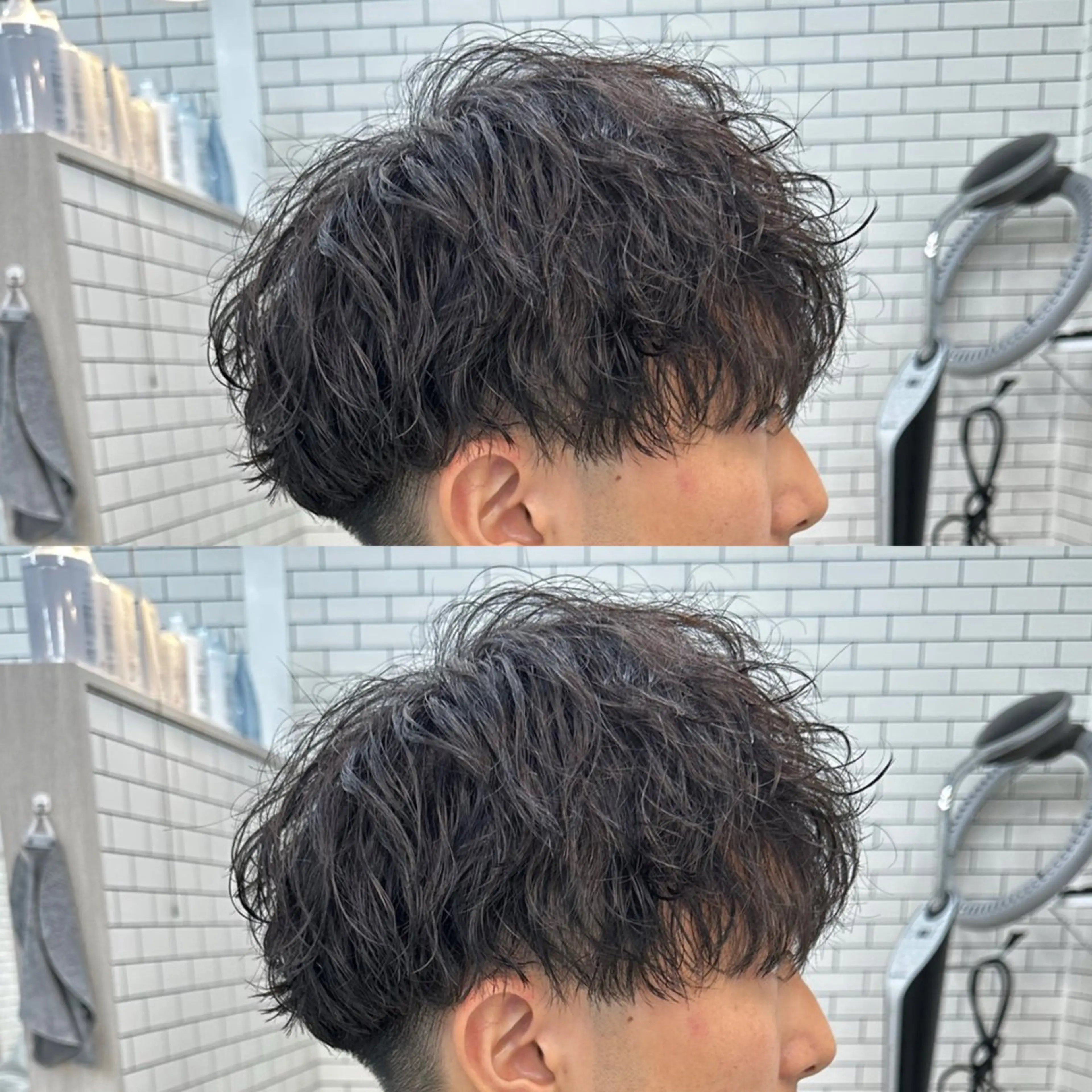 パーマ メンズ メンズパーマ 波巻きパーマ スパイラルパーマ メンズ特化✂️ 小枝 優生のヘアスタイル
