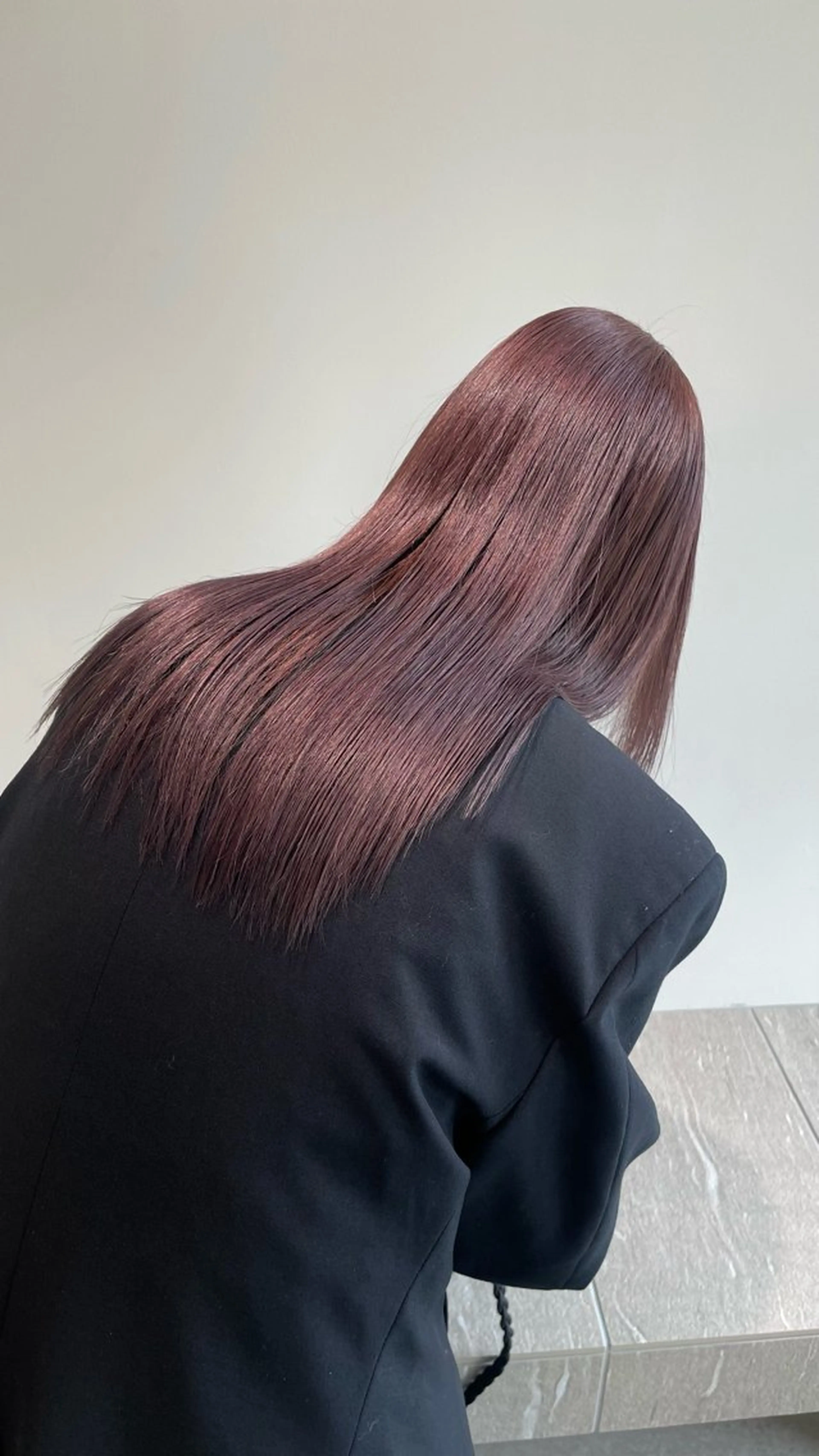 ロング カラー 透明感カラー HARUKA/原宿 ショートカットモデルのヘアスタイル