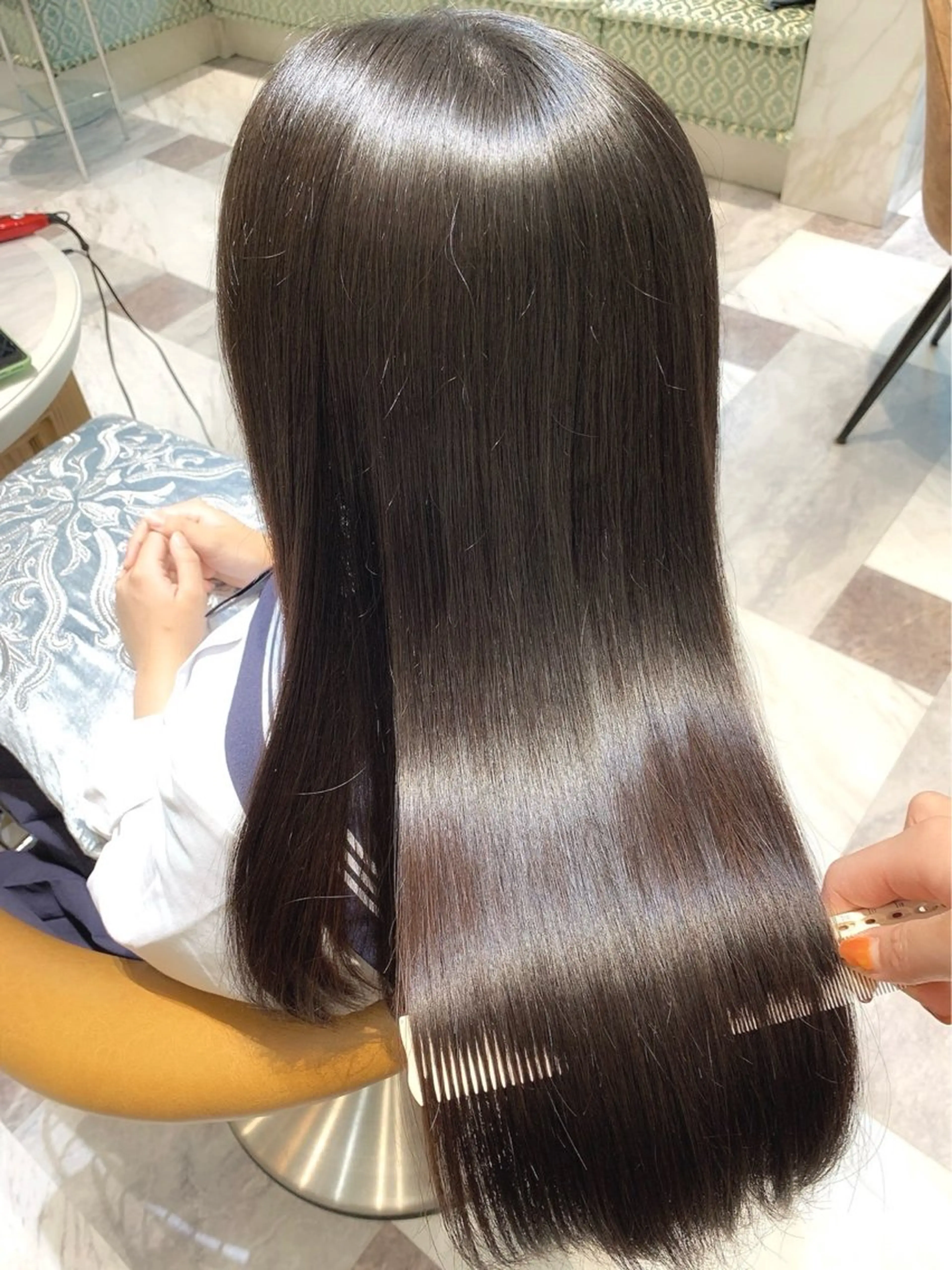 ロング トリートメント とがみ ともきのヘアスタイル