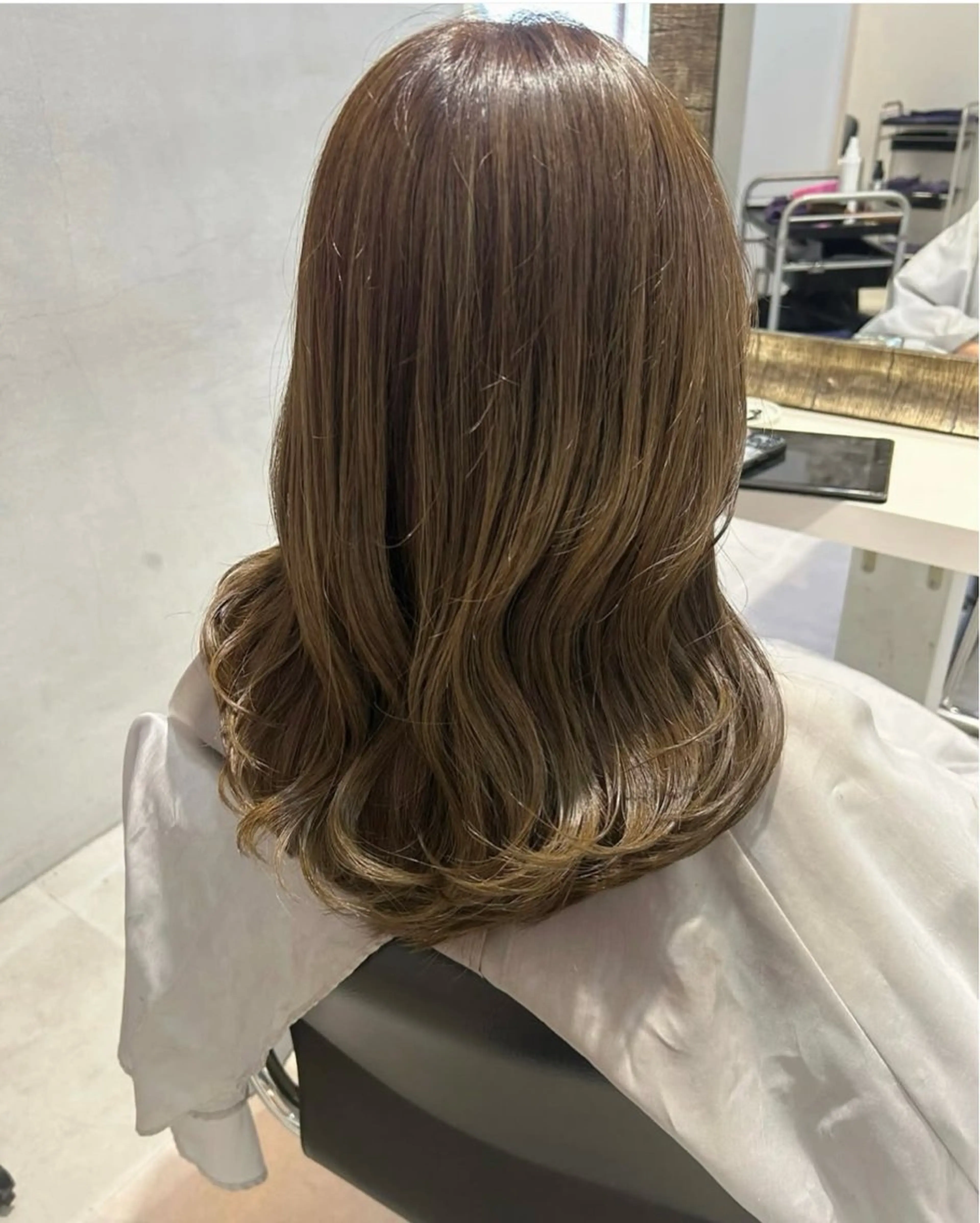ミディアム ヘアカラー beleef_ ゆなのヘアスタイル