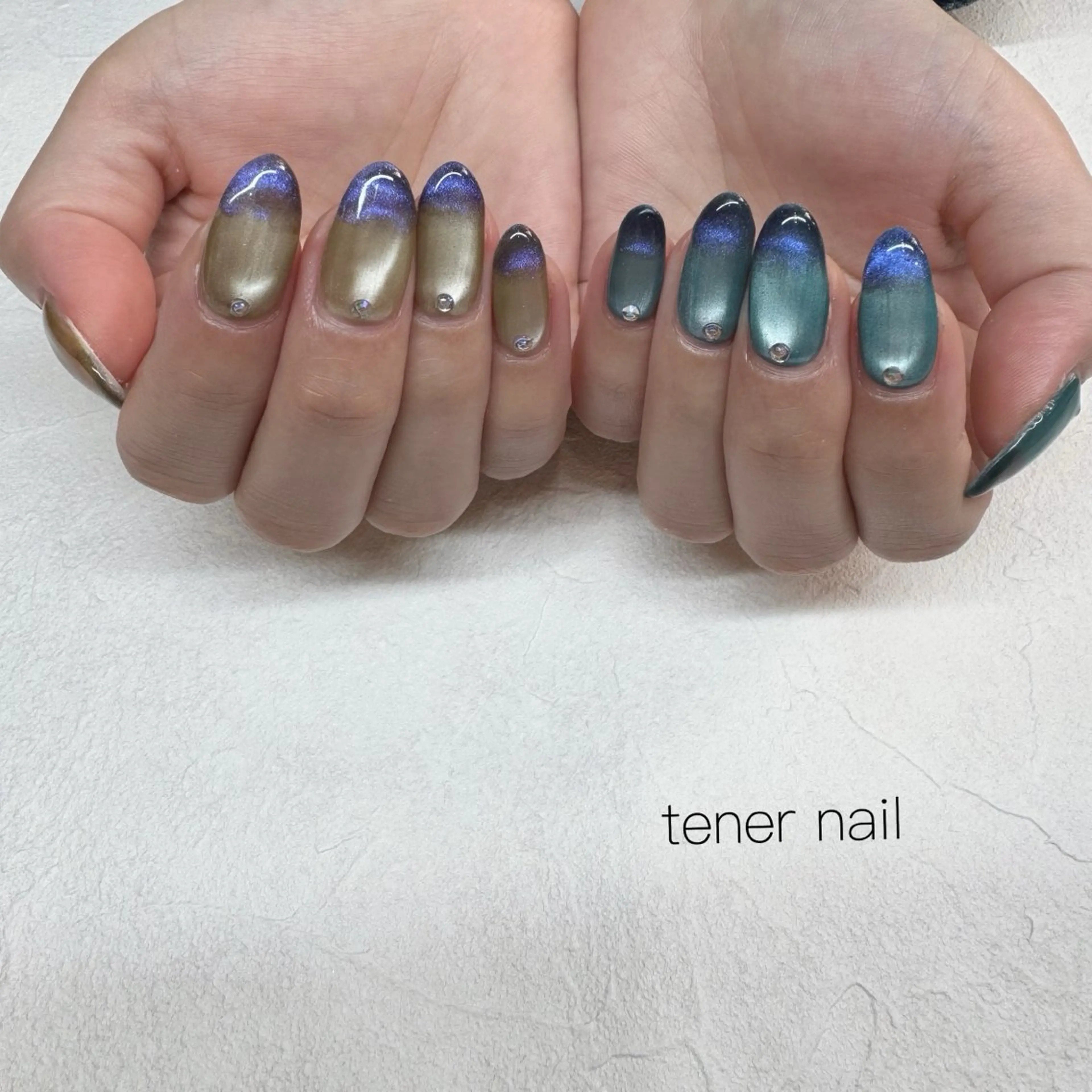ネイル マグネットネイル ハンドネイル テネルネイル tener nailのネイルデザイン