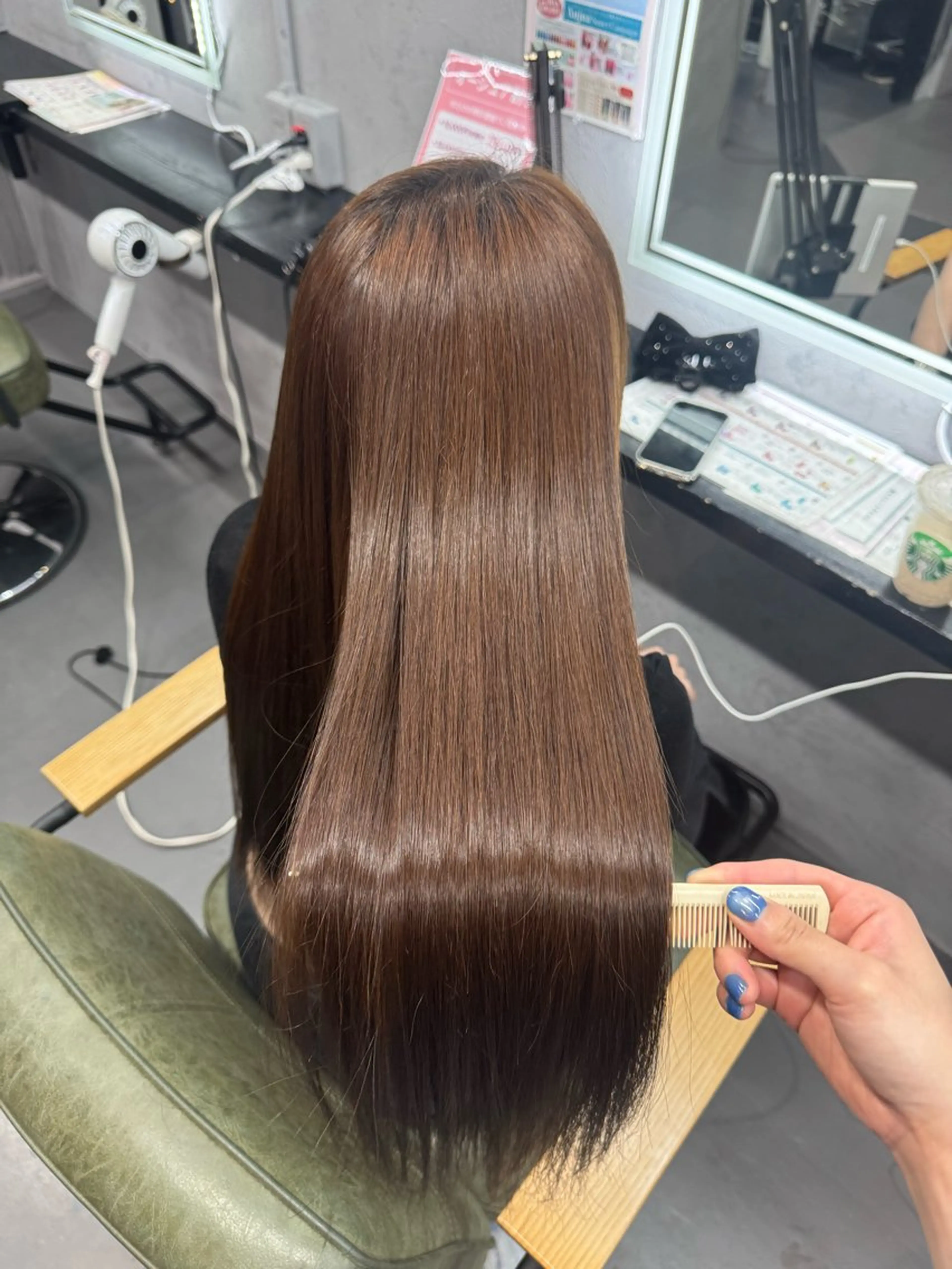 縮毛矯正✨+カット✂️+トリートメント付き🦄の写真