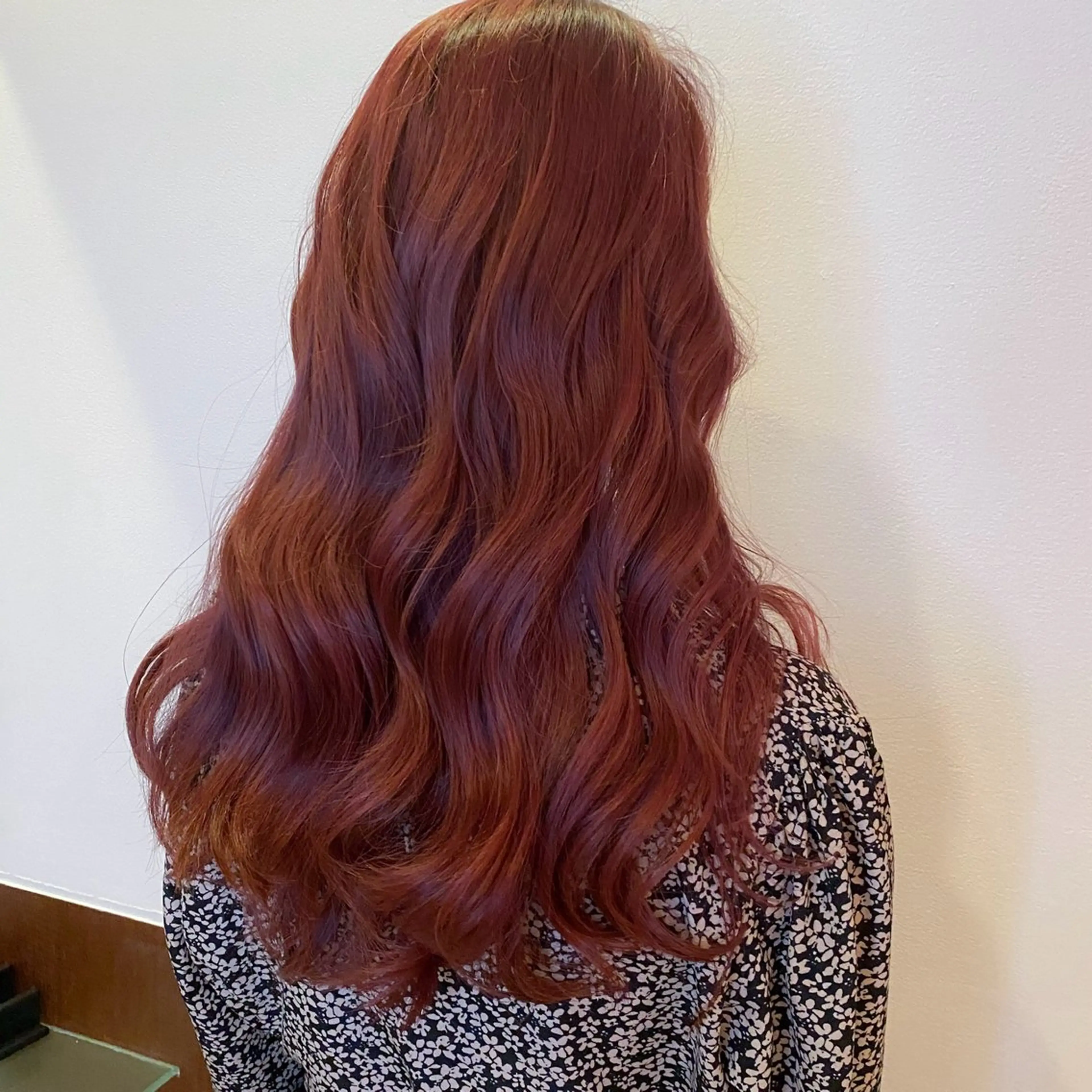 ロング カット ヘアカラー トリートメント 艶髪韓国ヘア 💘小笠原涼華のヘアスタイル