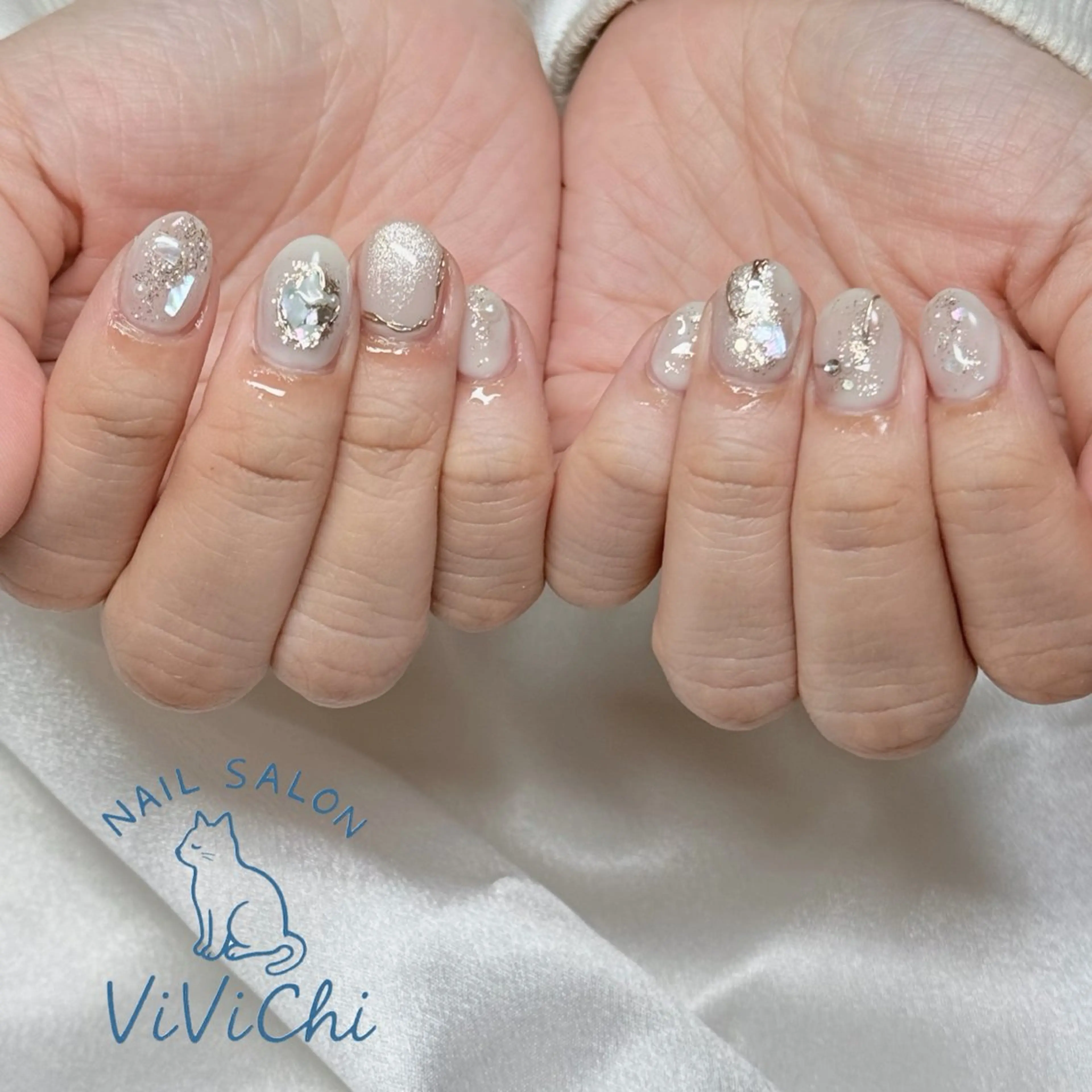 ネイル ハンドネイル ViViChi 梨帆のネイルデザイン