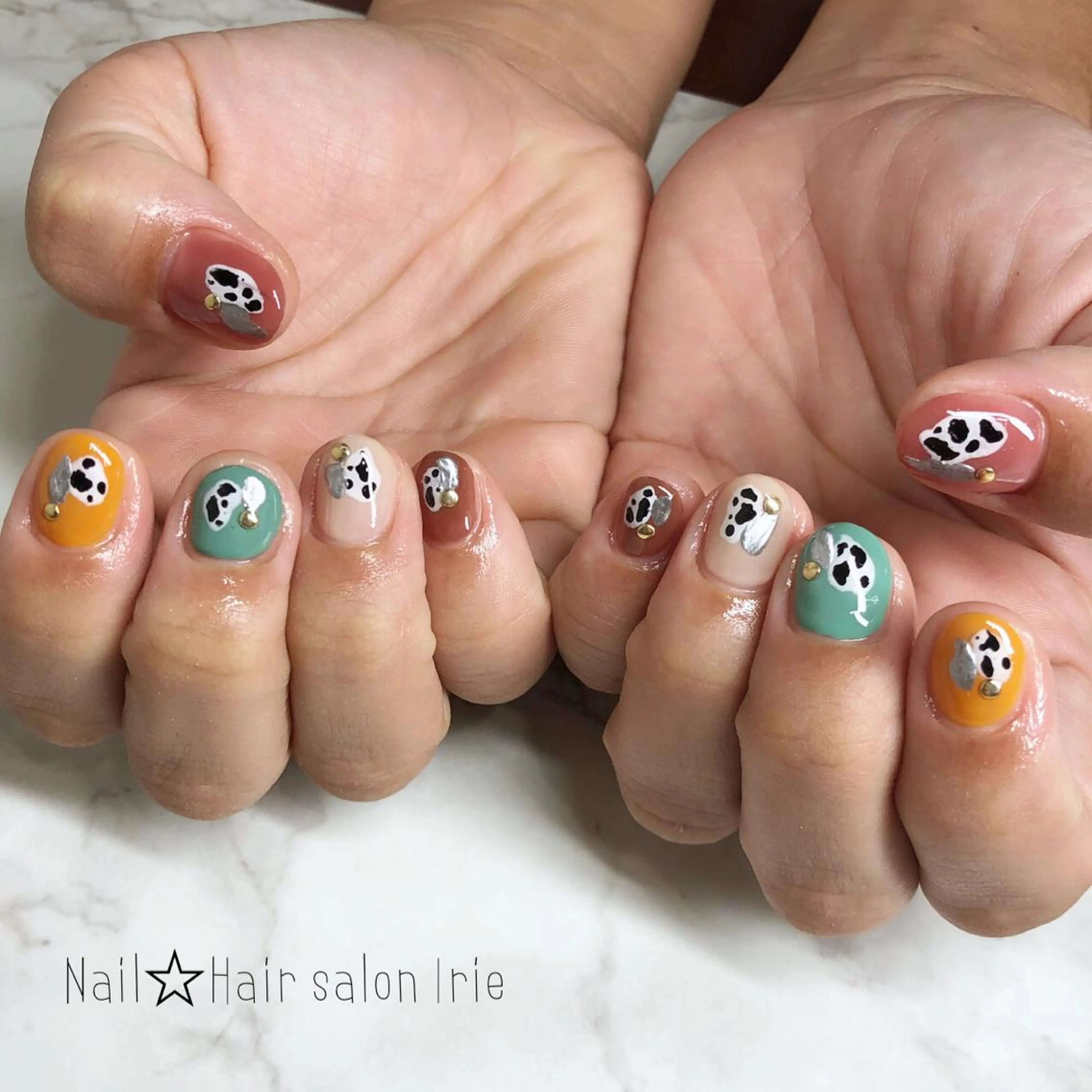 ネイル ハンドネイル Hair salon Irie所属・與儀 知佳のネイルデザイン