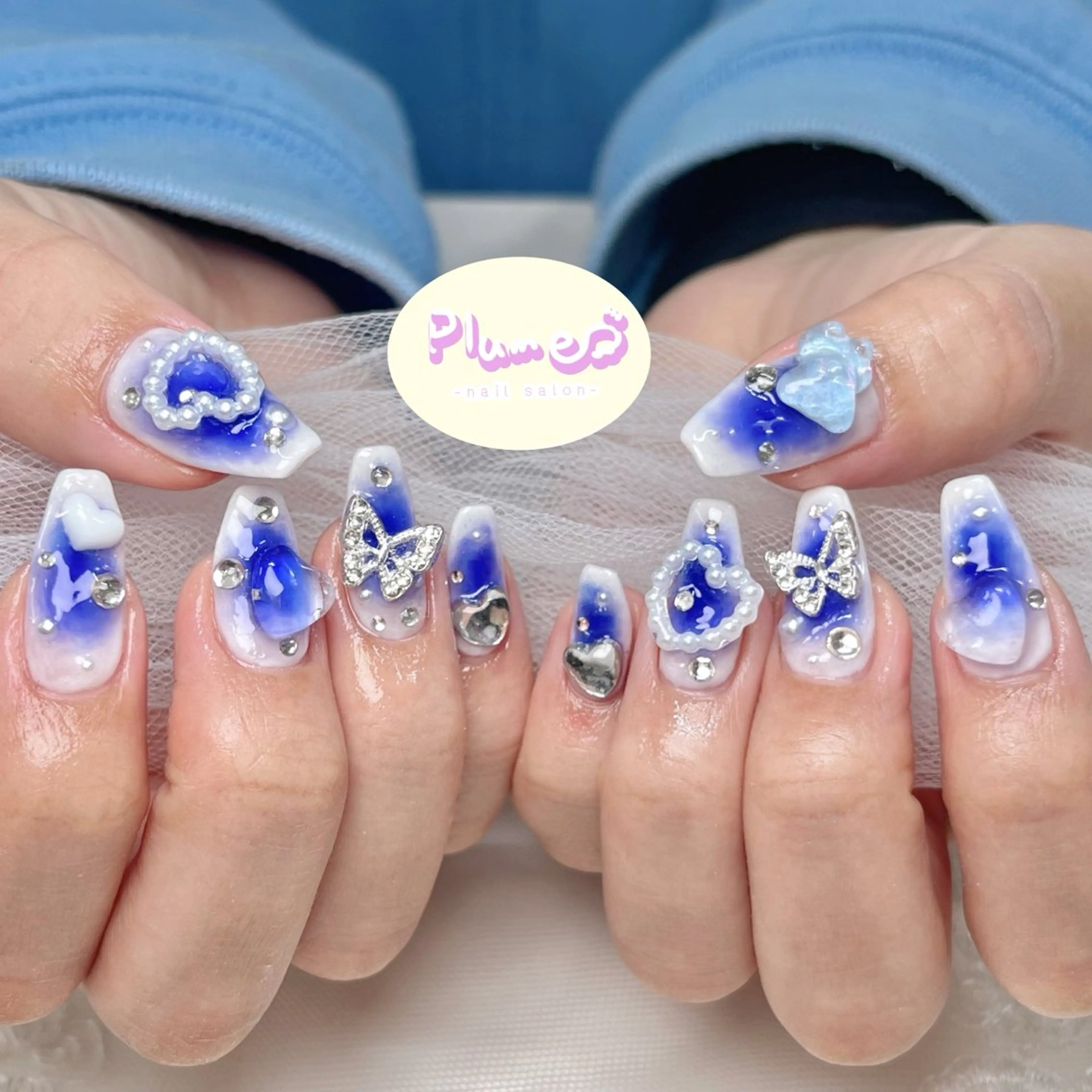 ネイル ハンドネイル plume nail ☆韓国ネイルのネイルデザイン