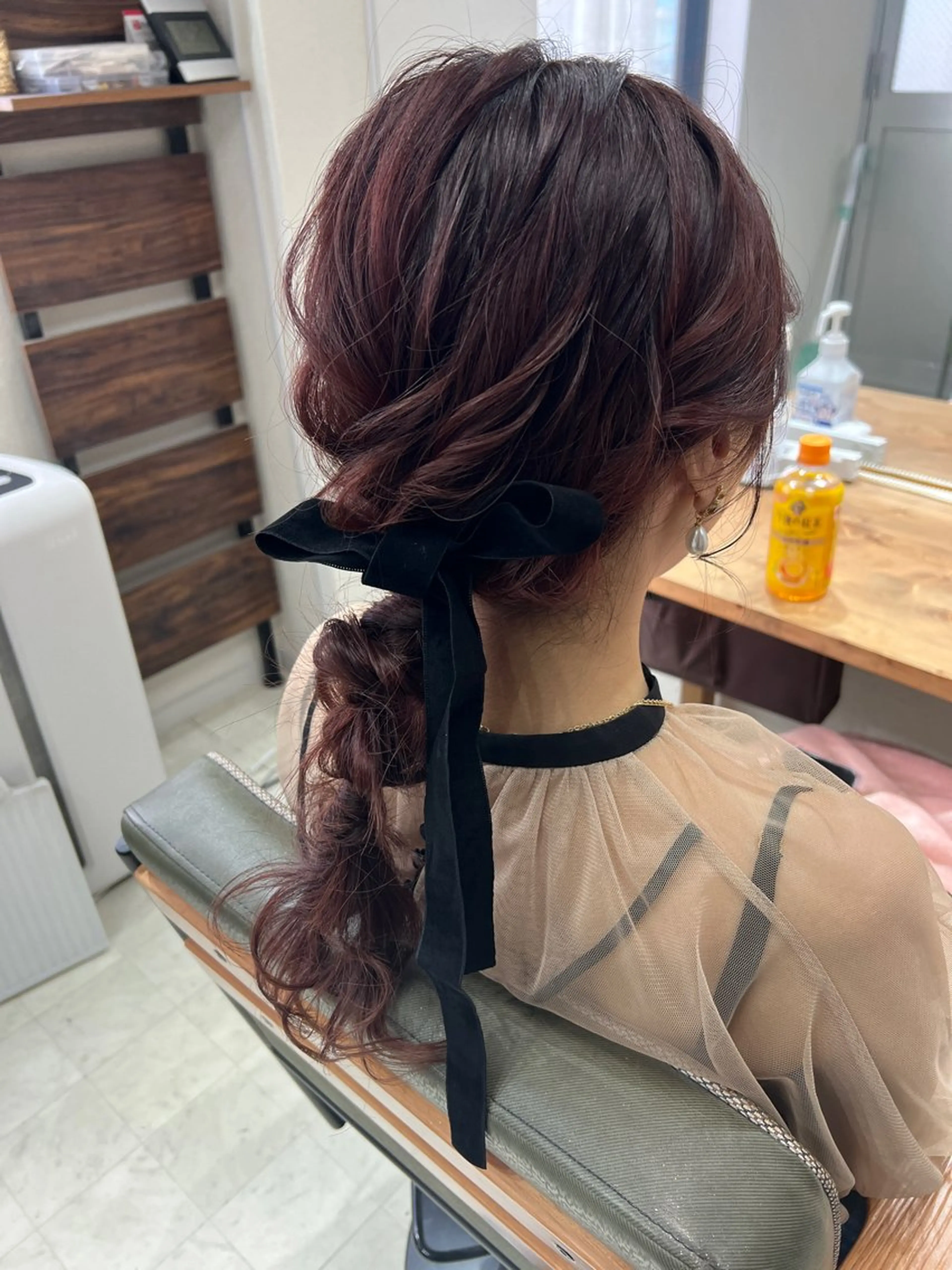 セミロング ヘアアレンジ 山室 敬義のヘアスタイル