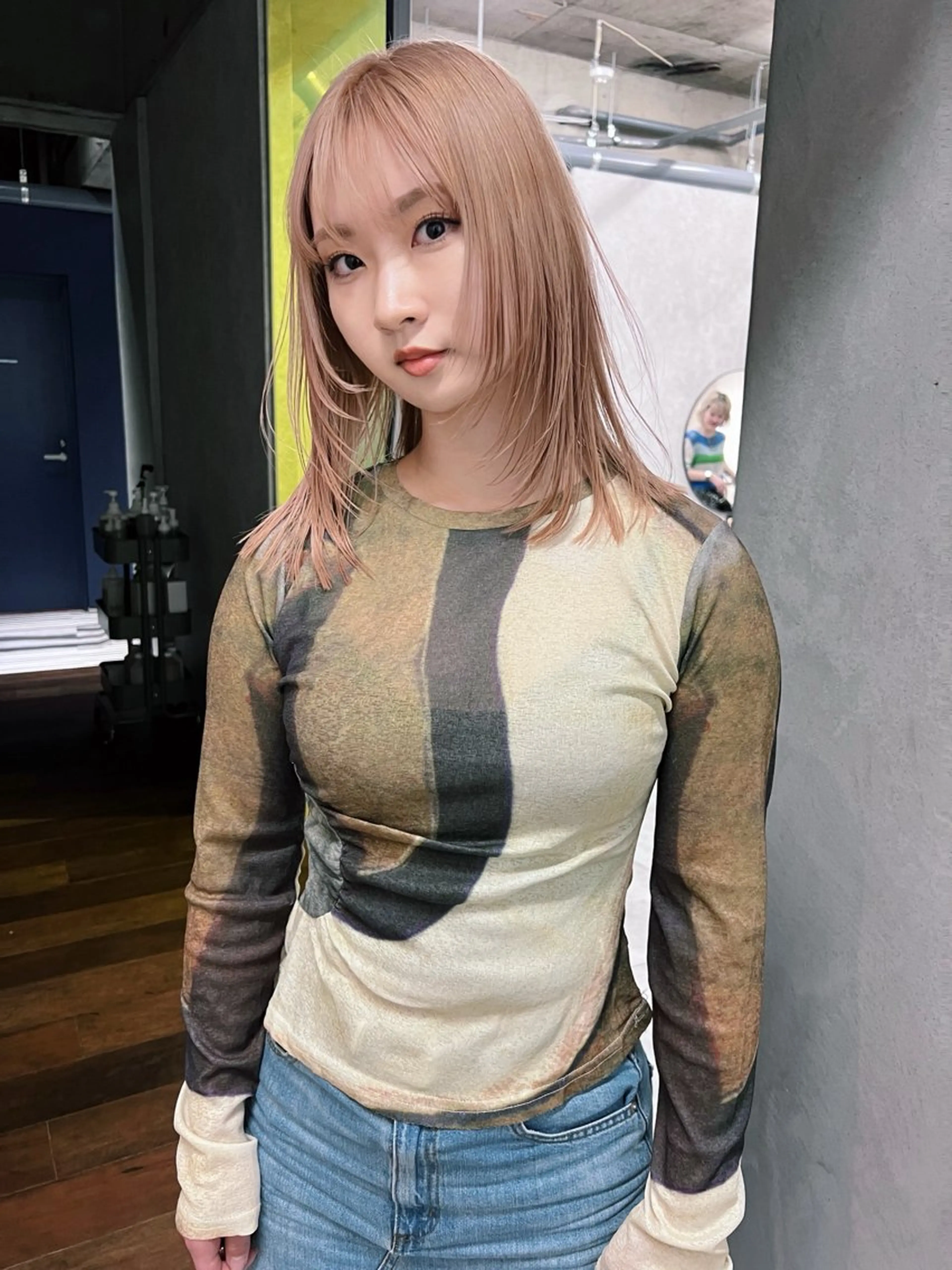 ミディアム カラー ヘアカラー トリートメント 🧡色落ちまで2度綺 麗なカラー🧡ヨシキのヘアスタイル